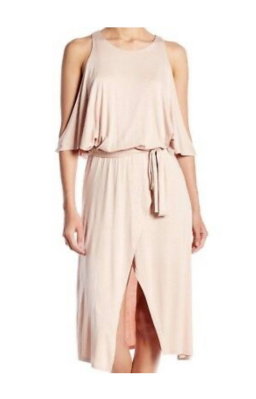 NWT Splendid Womens Cold Shoulder Evening Dress XS S M L XL Black Navy Pink $150