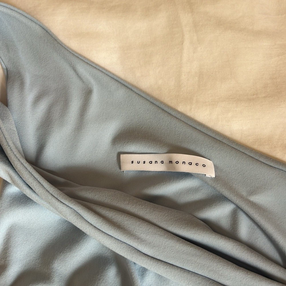 One shoulder Susanna Monaco Rouched dress S