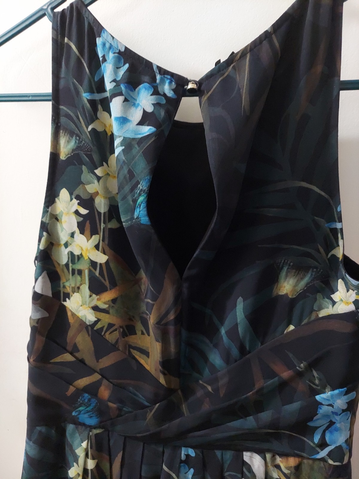 Ted Baker London Multicolor Floral Sleeveless Cocktail Party Dress Size 1
