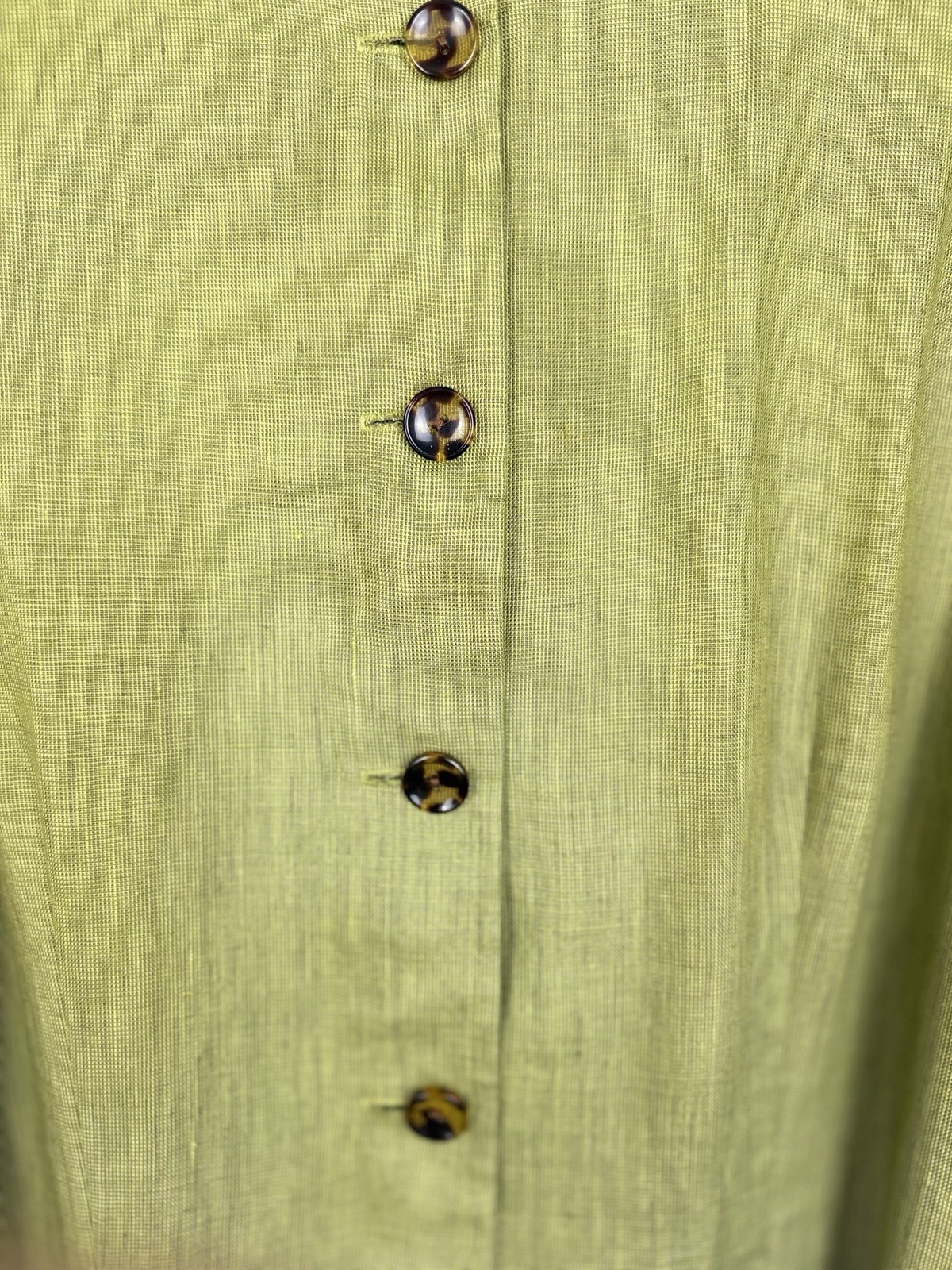 Ann Taylor 100% Linen Midi Dress 2 Made in the USA Classic, Tailored, Summer