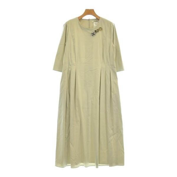 S Max Mara Womens Gray A Line Midi Dress 44 L Cotton Blend Stretch Pockets