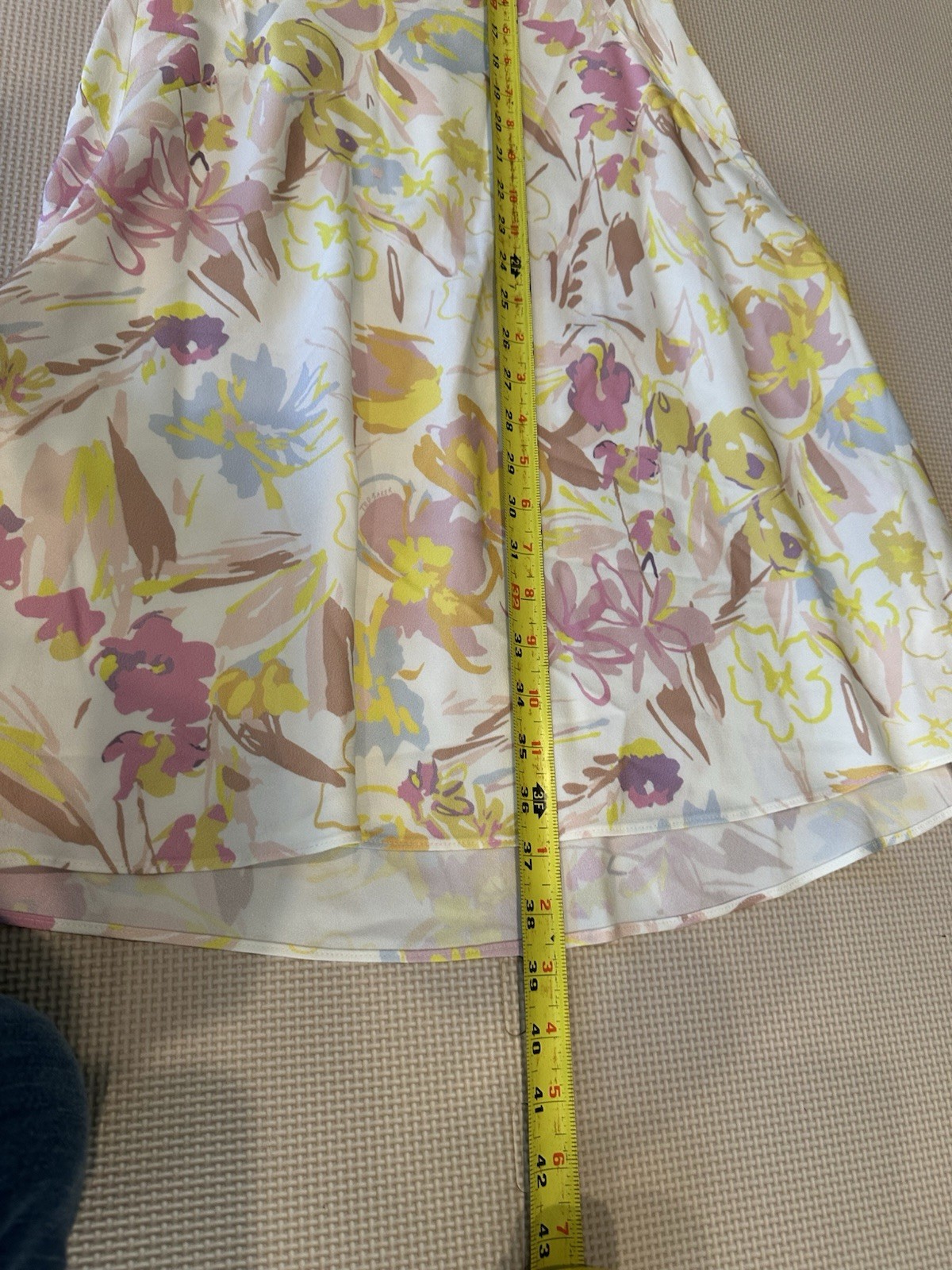 Ted Baker Floral Cold-Shoulder Midi Dress | Summer Wedding Guest 2(UK) / 6 (US)