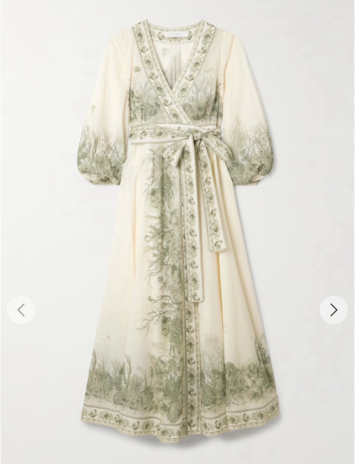 Zimmerman Cotton Seaside Wrap Dress. Current. $750 (sale). 4, L/XL