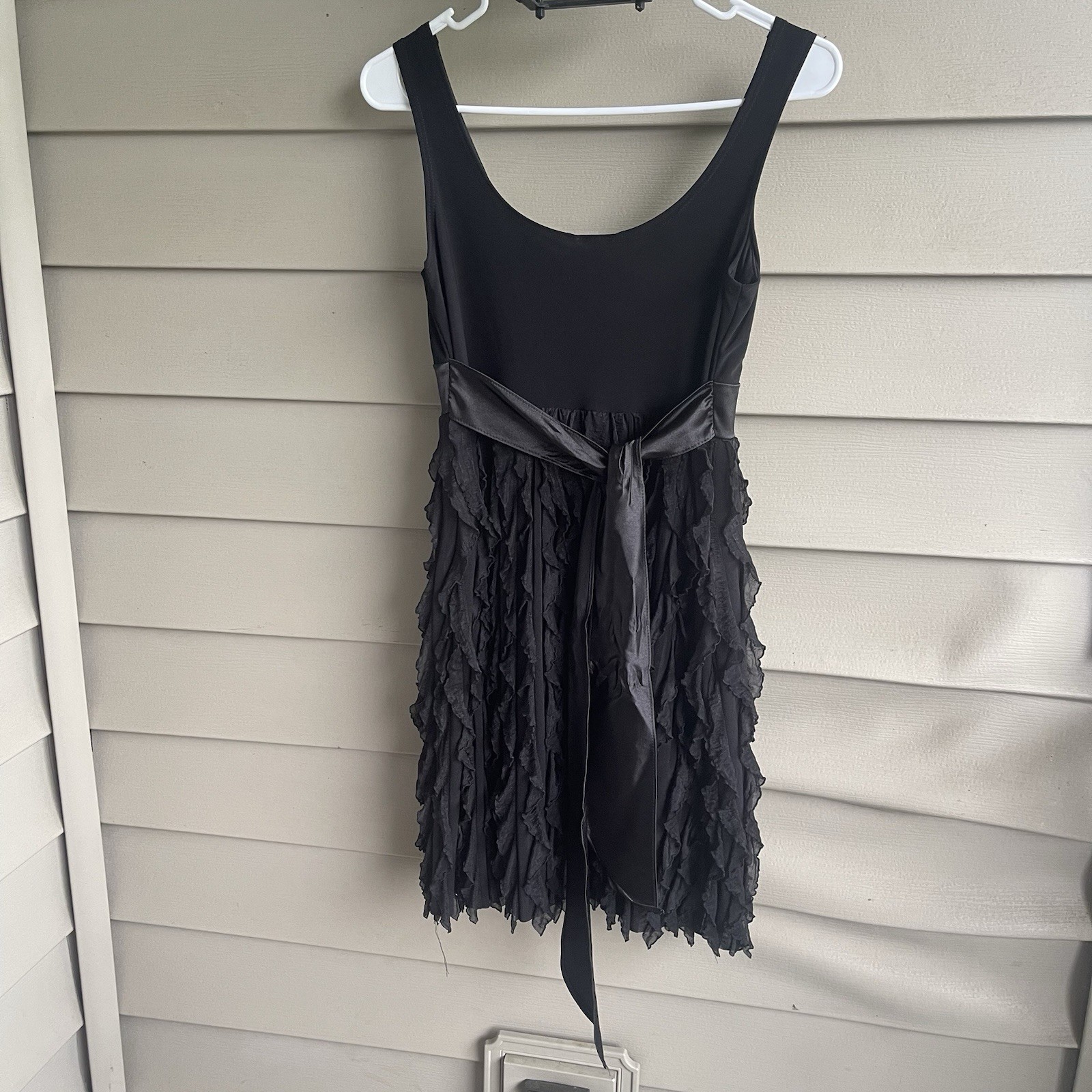 Taboo Womens Y2K Whimsigoth Babydoll Mini Dress Size M Black Fairy Grunge HOCO