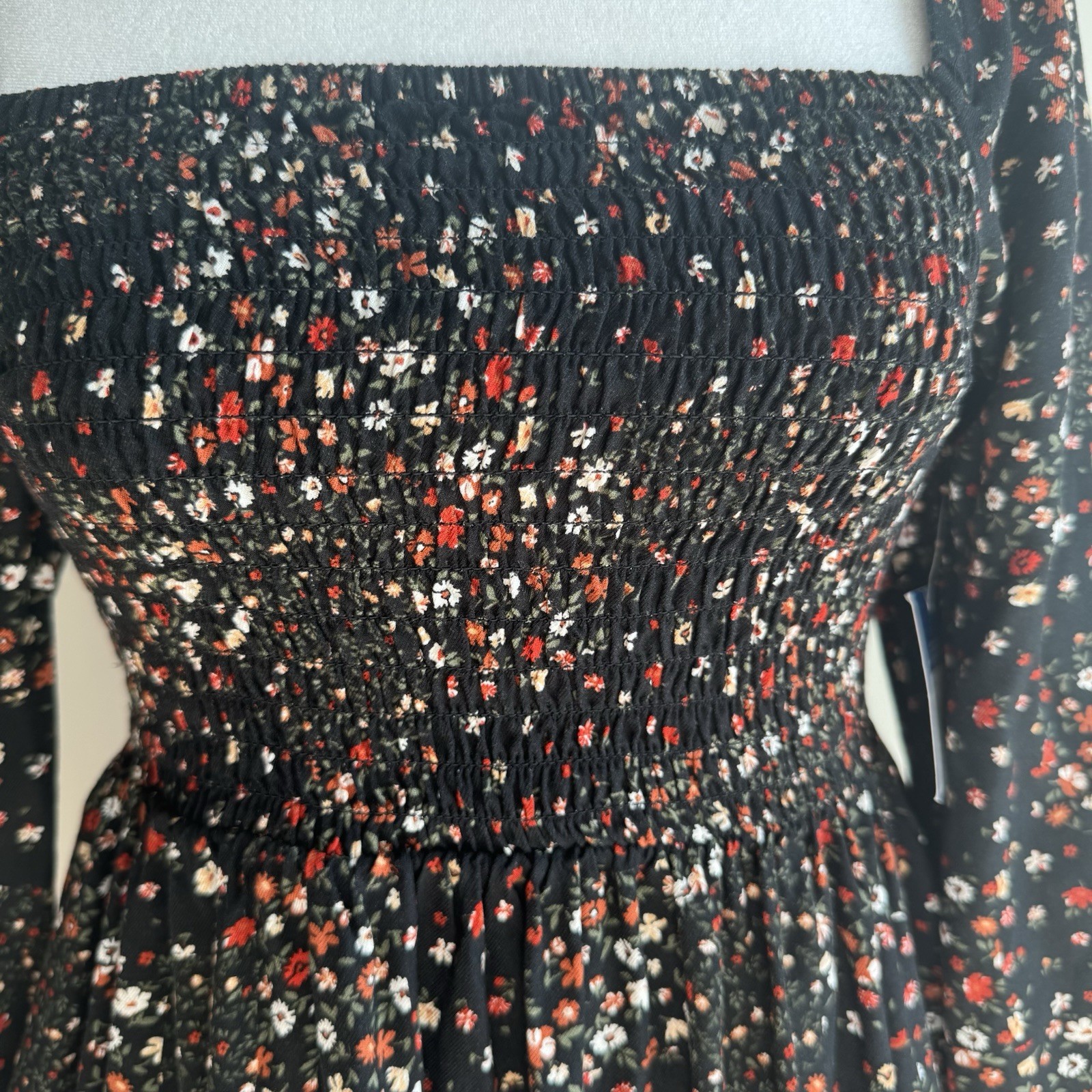 Arizona Jean & Co Mini Floral Print Dress Women’s XS NEW Boho Festival Cowgirl