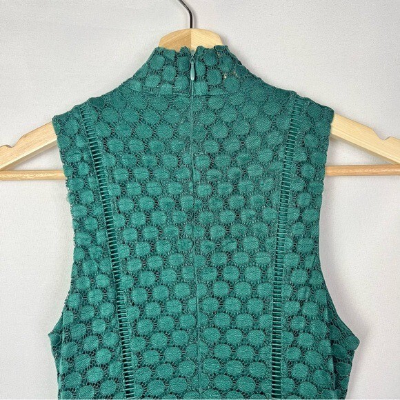 Ali & Jay All The Way Up Pine Green Lace Midi Dress XS