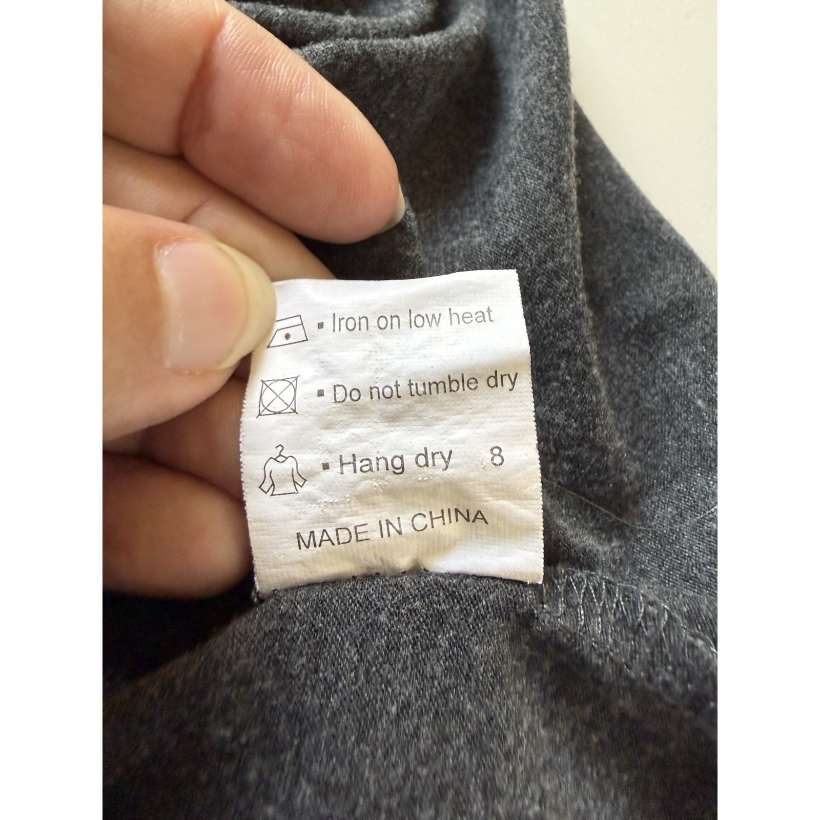 Womens Casual Maxi Dress Large Grey Cotton Blend Short Sleeve Side Slits