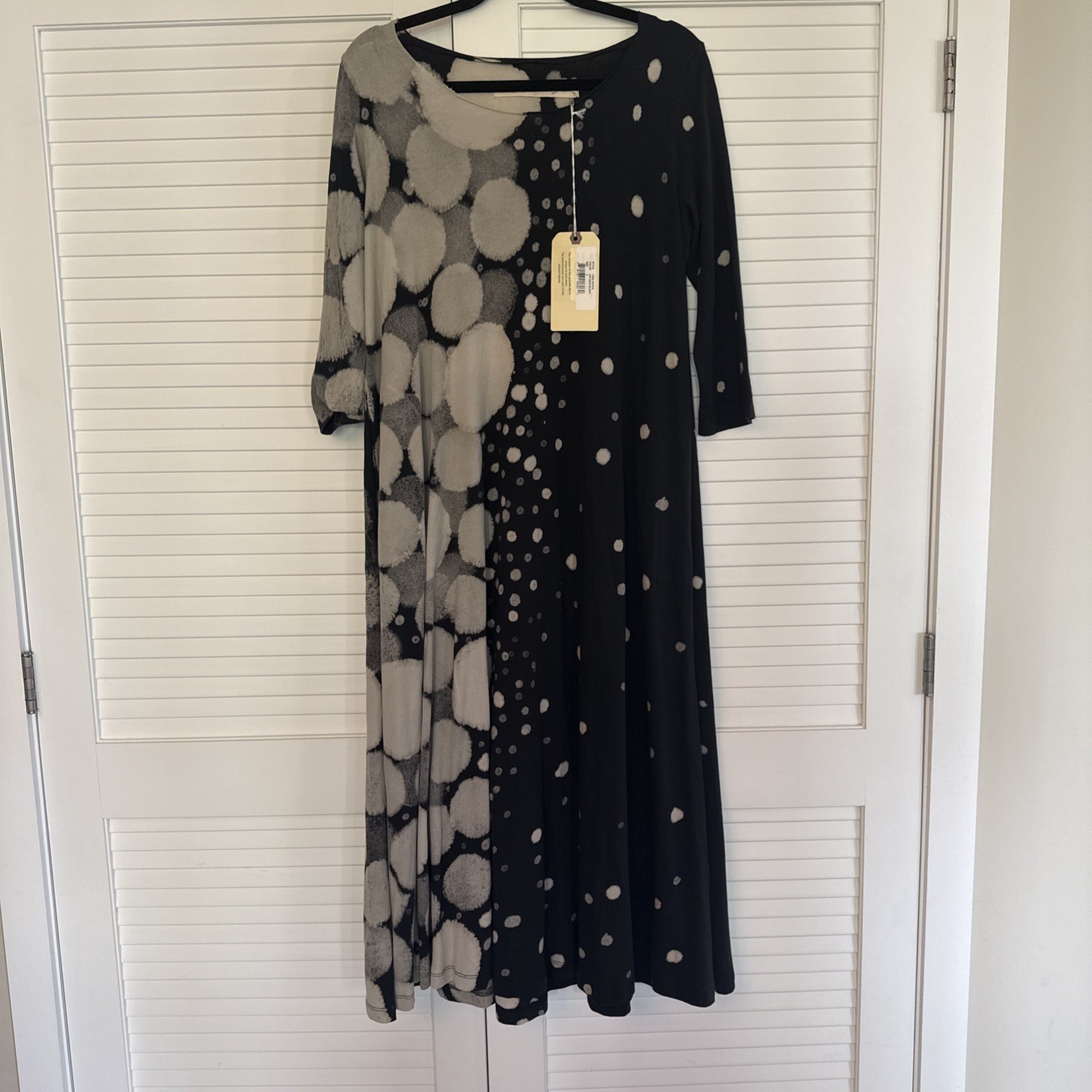 Raquel Allegra Lucy Drama Maxi Dress Size 3 Antique Black Cotton Pockets