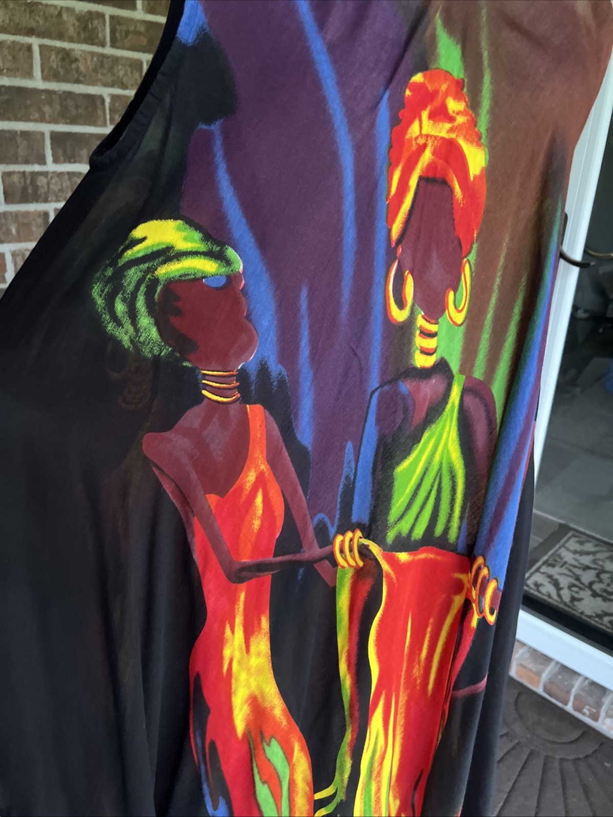 NF Lounge Sundress Sleeveless Vibrant Colors One Size S, M, L, XL Graphic Design