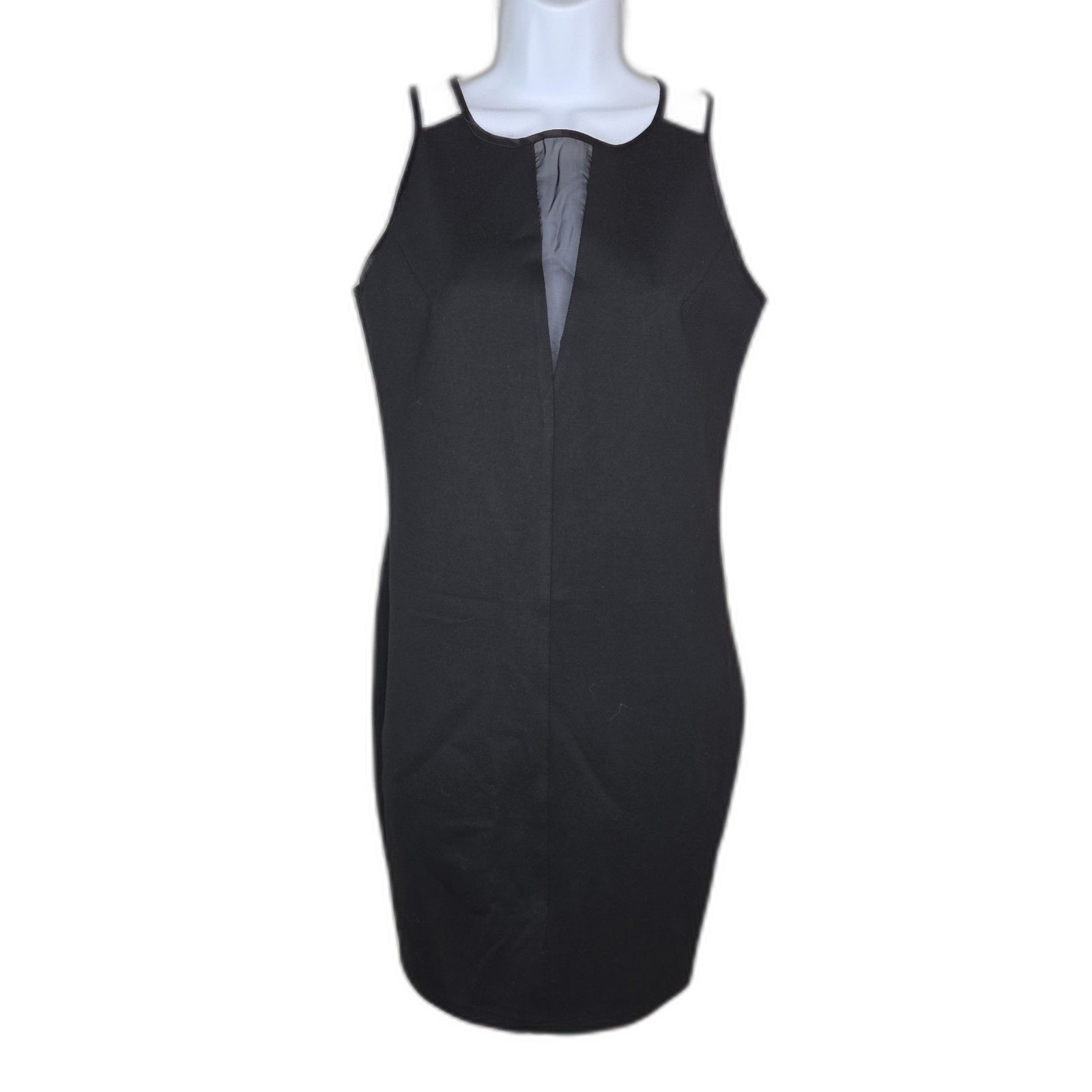 Pink Martini Mesh Illusion Little Black Cocktail Dress – Size S (EUC) LBD