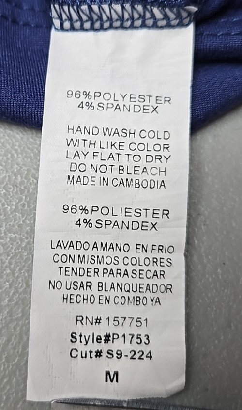 Shop Basic USA Women’s Medium Short Sleeve Dress Blue Stretch Pullover VNeck