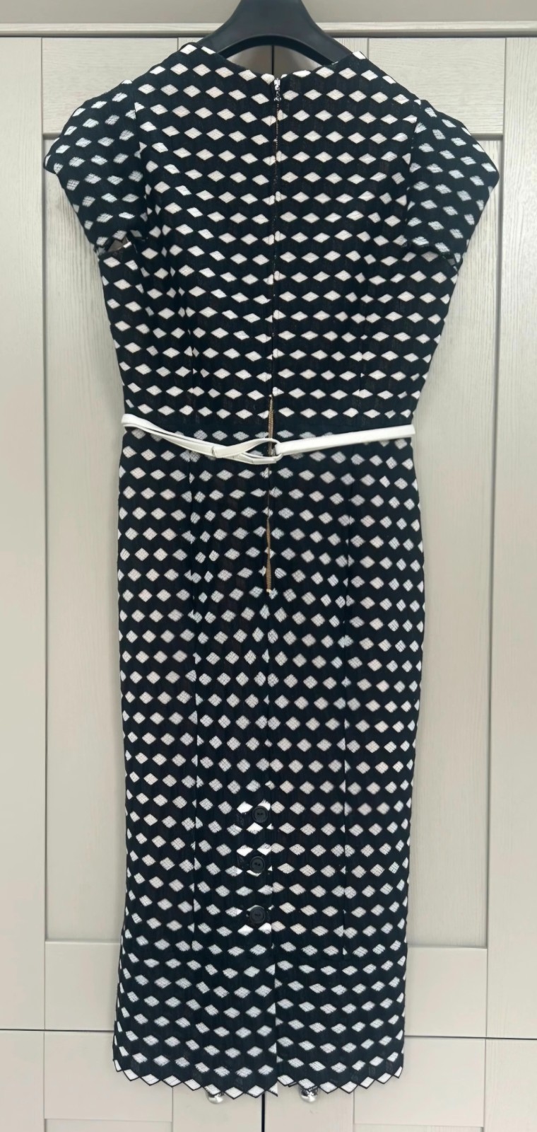 Vintage Roland Mouret iconic Galaxy Dress uk 14 16 us 8 12- Wedding Races Cruise