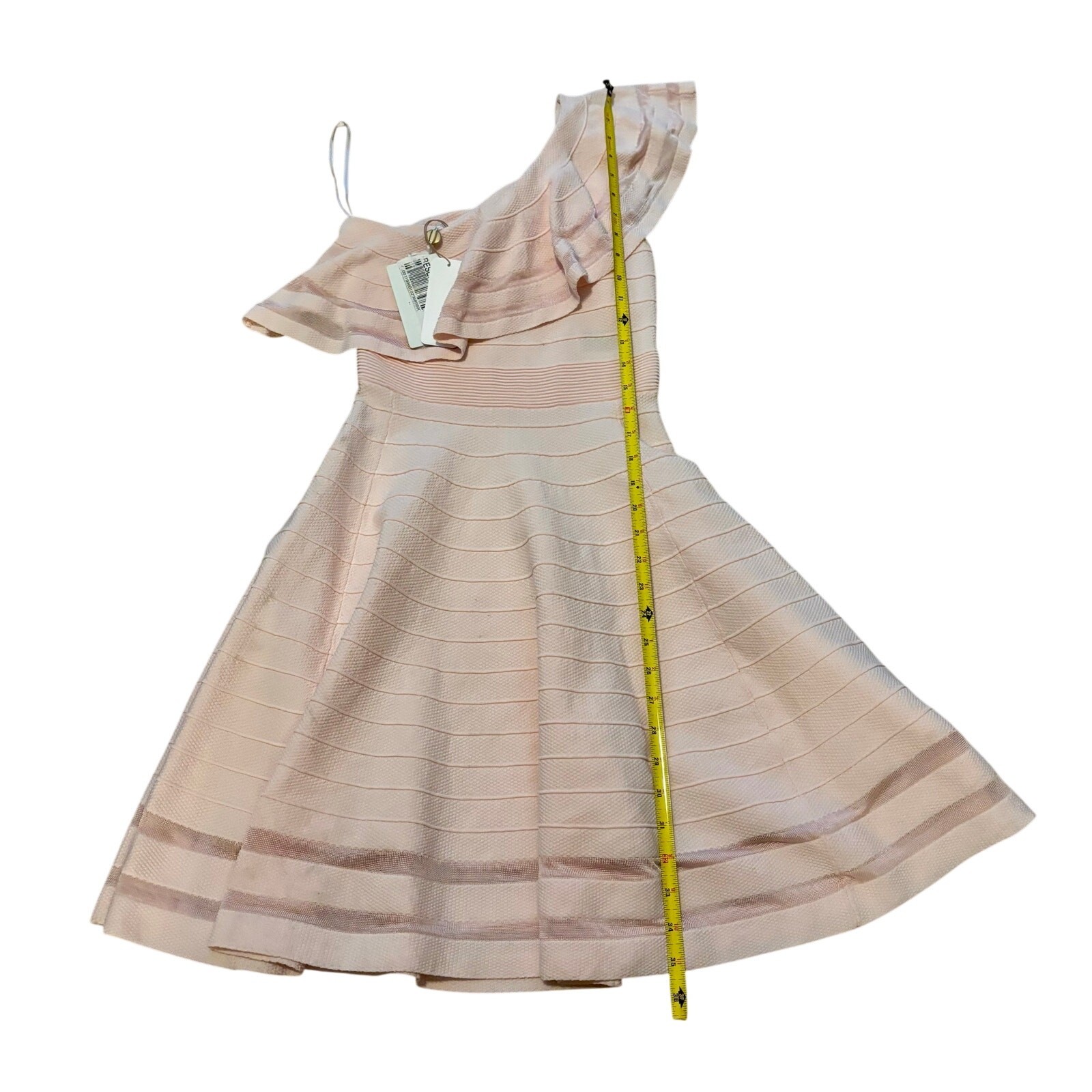 New Ted Baker Streena Ruffle One Shoulder Dress Feminine Coquette Dainty