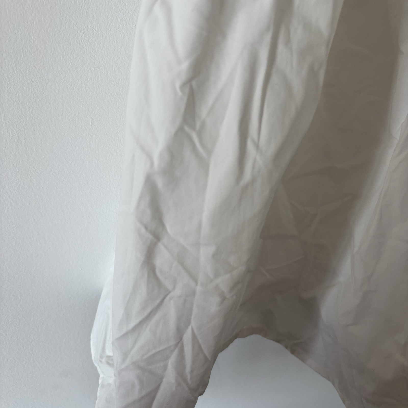 Billy J Cottagecore Milkmaid White Dress Midi Tie Straps Women’s Size 10 Event