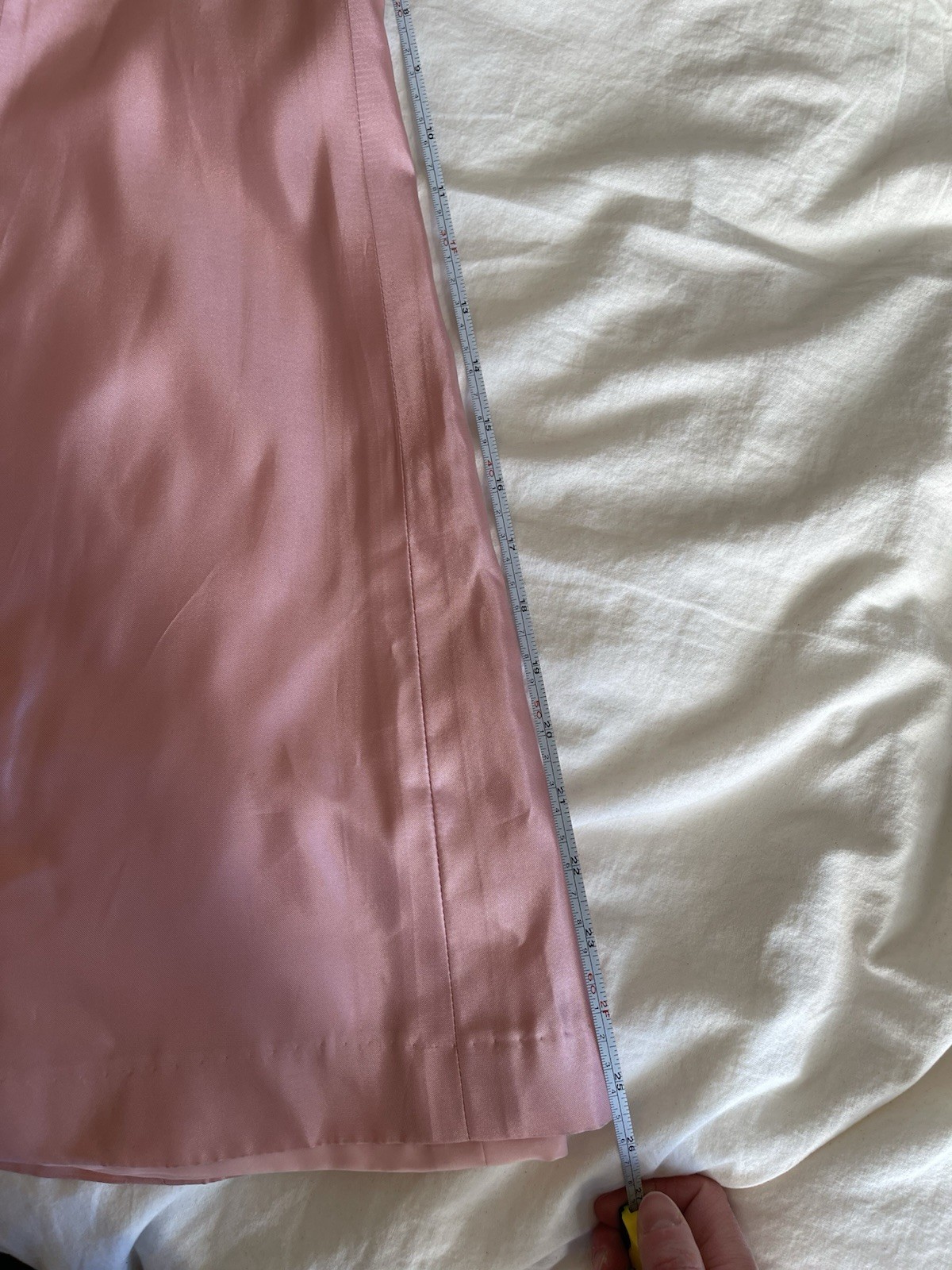 Vera Wang Dress Womens 6 Pink Strapless Taffeta Fit Flare Kick Pleat Formal FLAW