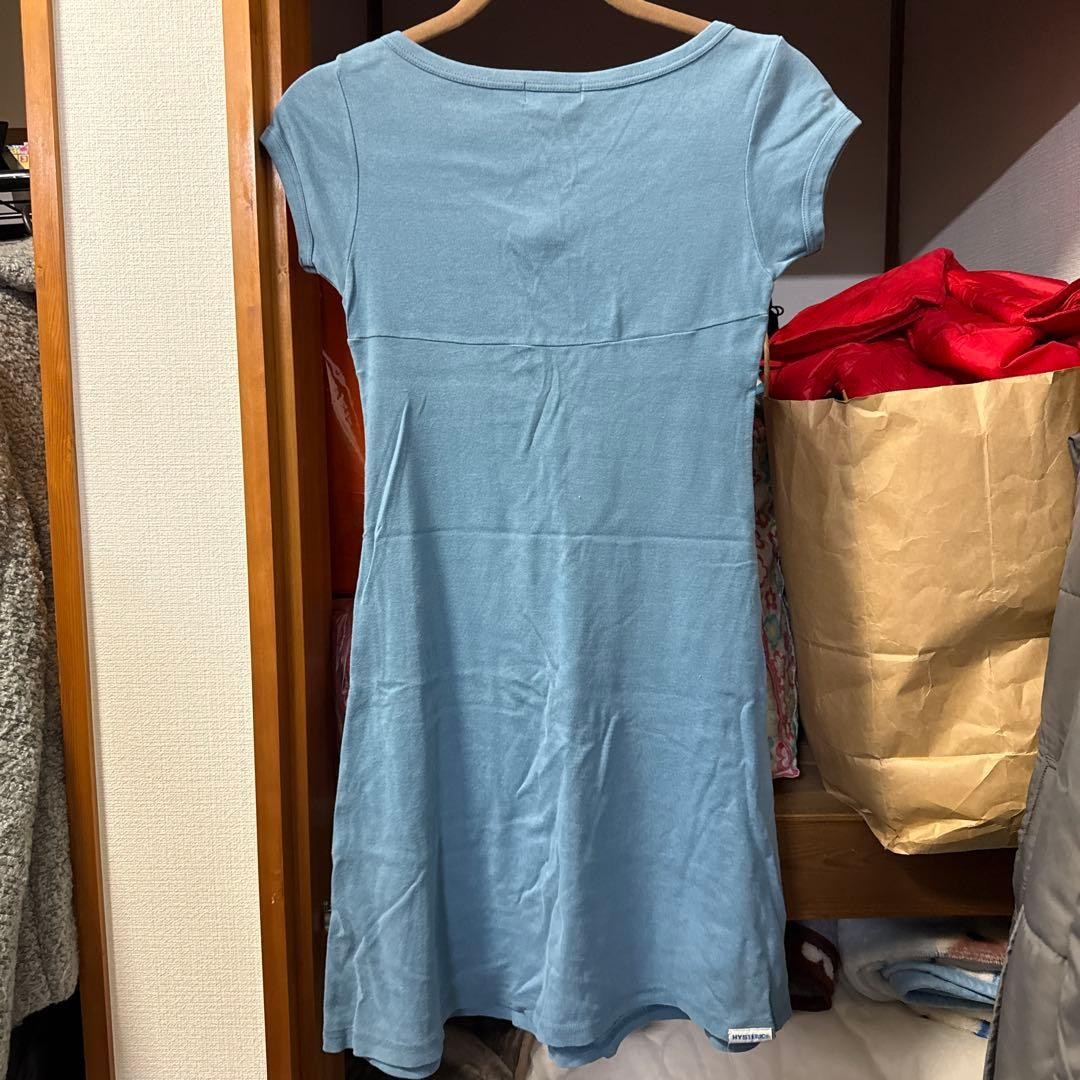 HYSTERIC GLAMOUR light Blue Short-Sleeved mini Dress