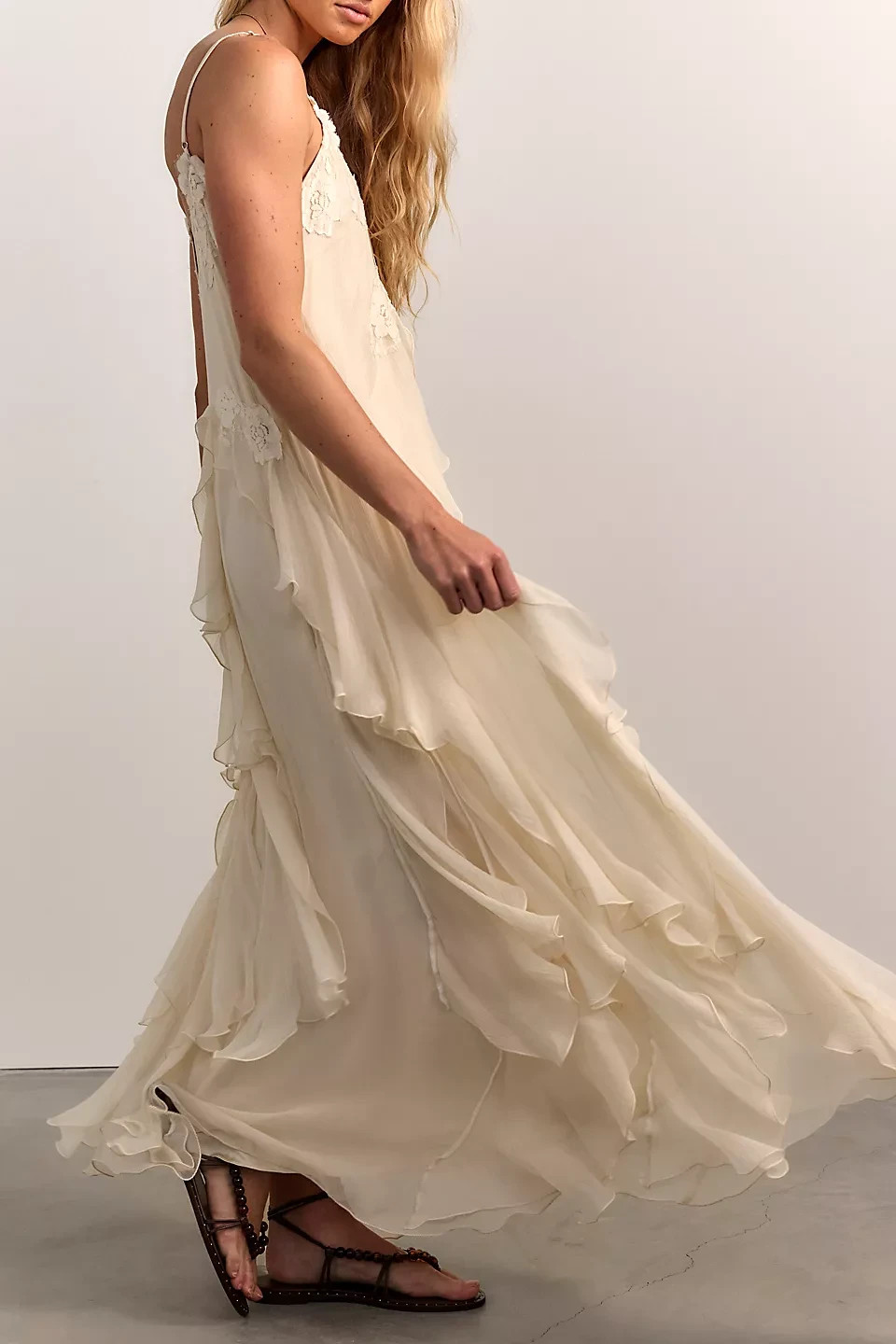 Freepeople – Nigel Preston Floating Angel Chiffon Maxi Dress 97519789