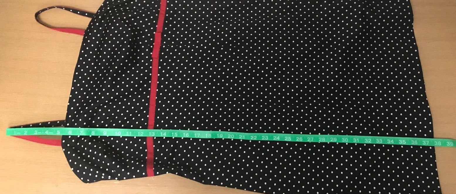 Amanda Smith Black White Polka Dot Sleeveless Optic Sheath Dress Womens Size 14*