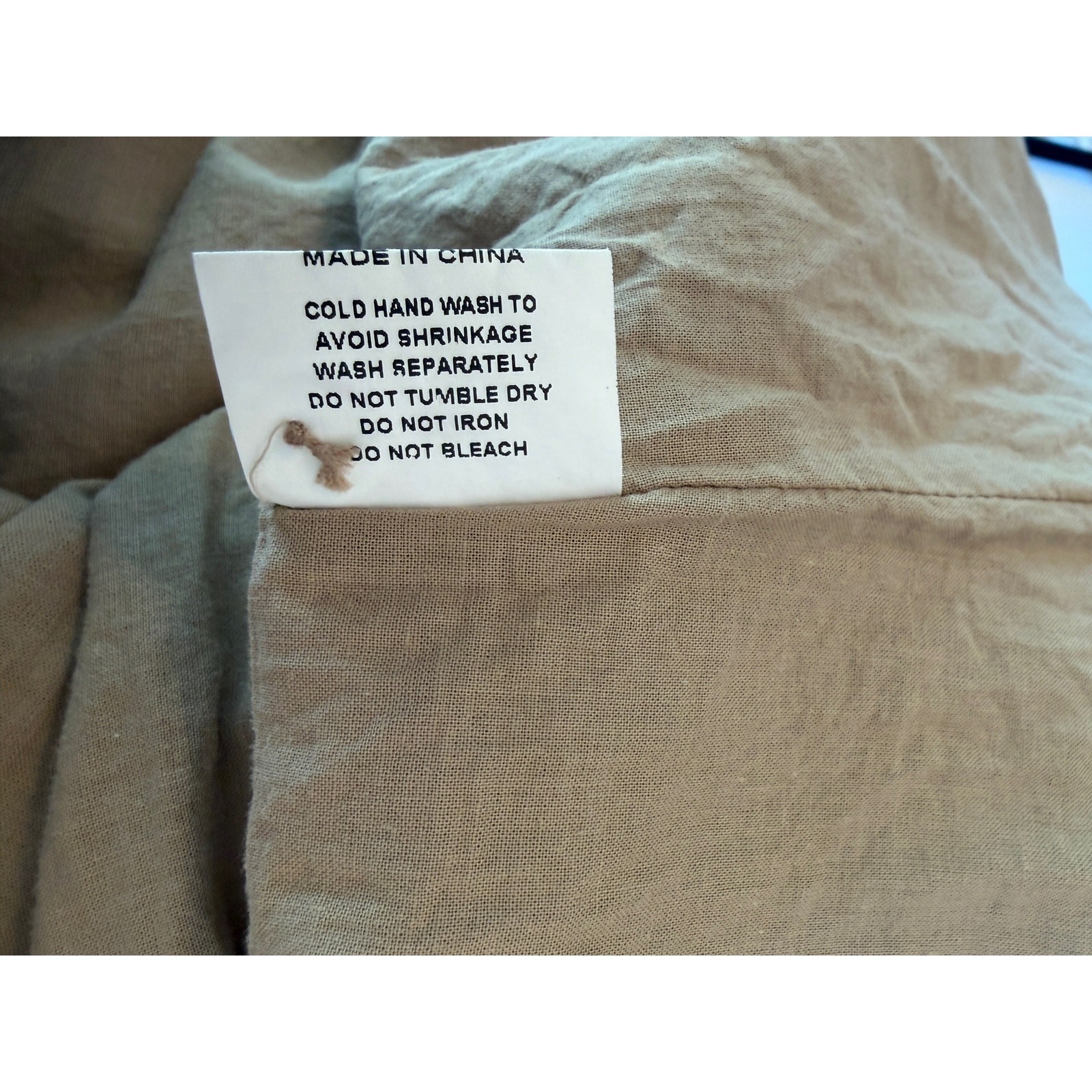 Apero Mallorca nursing dress medium gingham brown cream tan v-neck bow