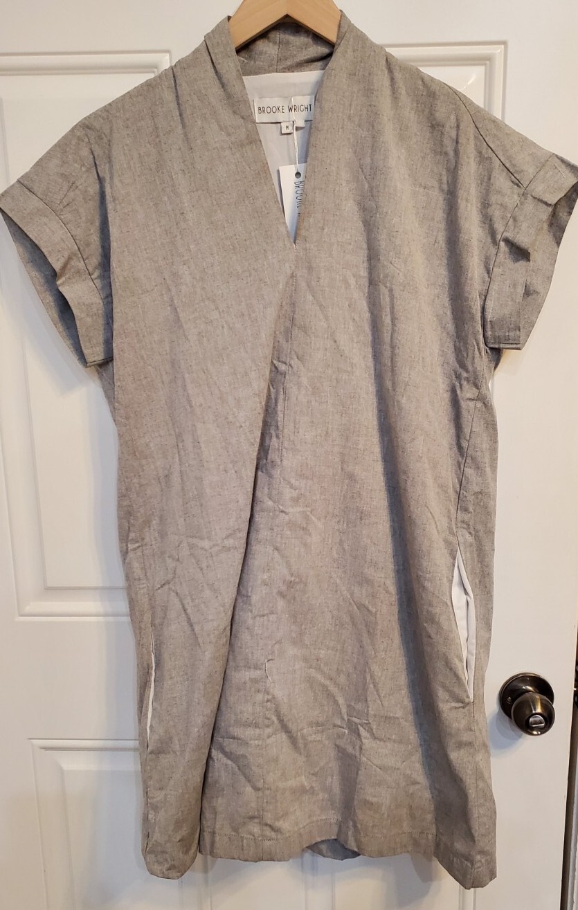 Brooke Wright Cotton Linen Nancy Dress – MEDIUM