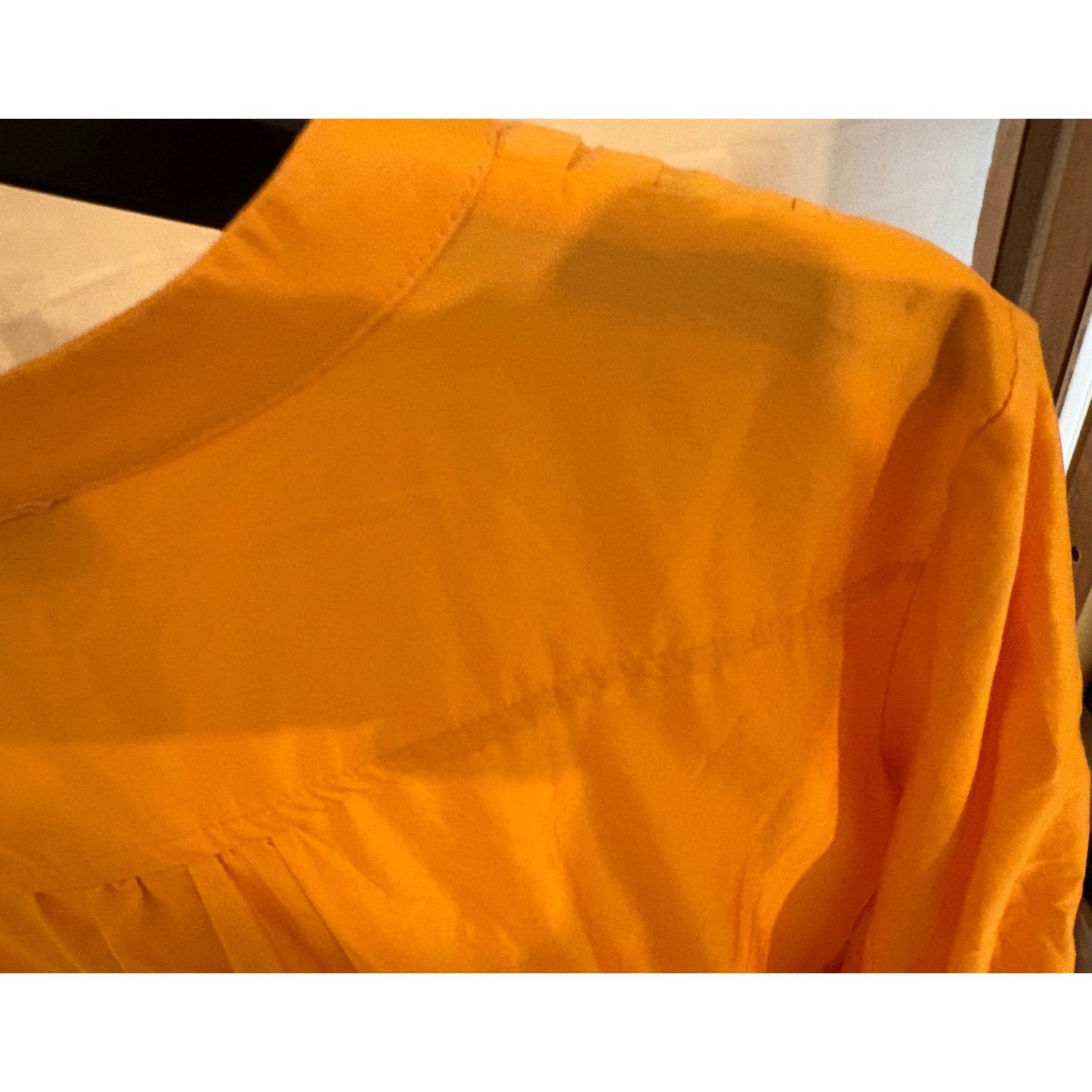 Devotion Twins Pesada Tiered Mini Dress Orange