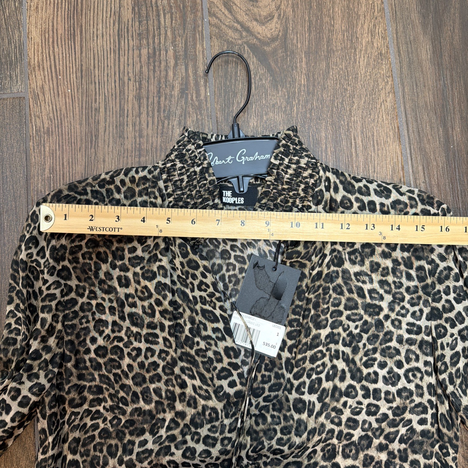 The Kooples Women’s Classic leopard Print Designer Maxi Dress Size 1 Us size S