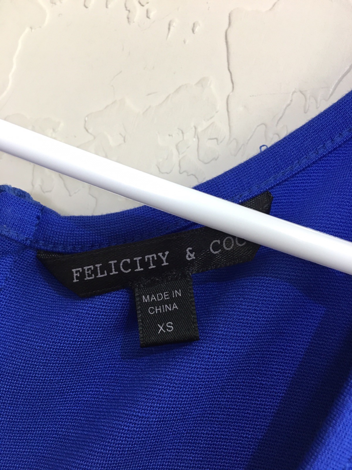 New Felicity & Coco Womens Blue XSmall Tiered Ponte Fit & Flare Dress SS 7272
