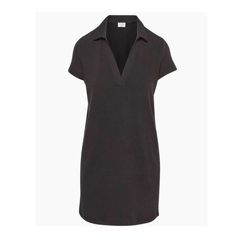 Wilfred Free Black Shirt Dress Mini Normcore Basic Loungewear Women’s size Large