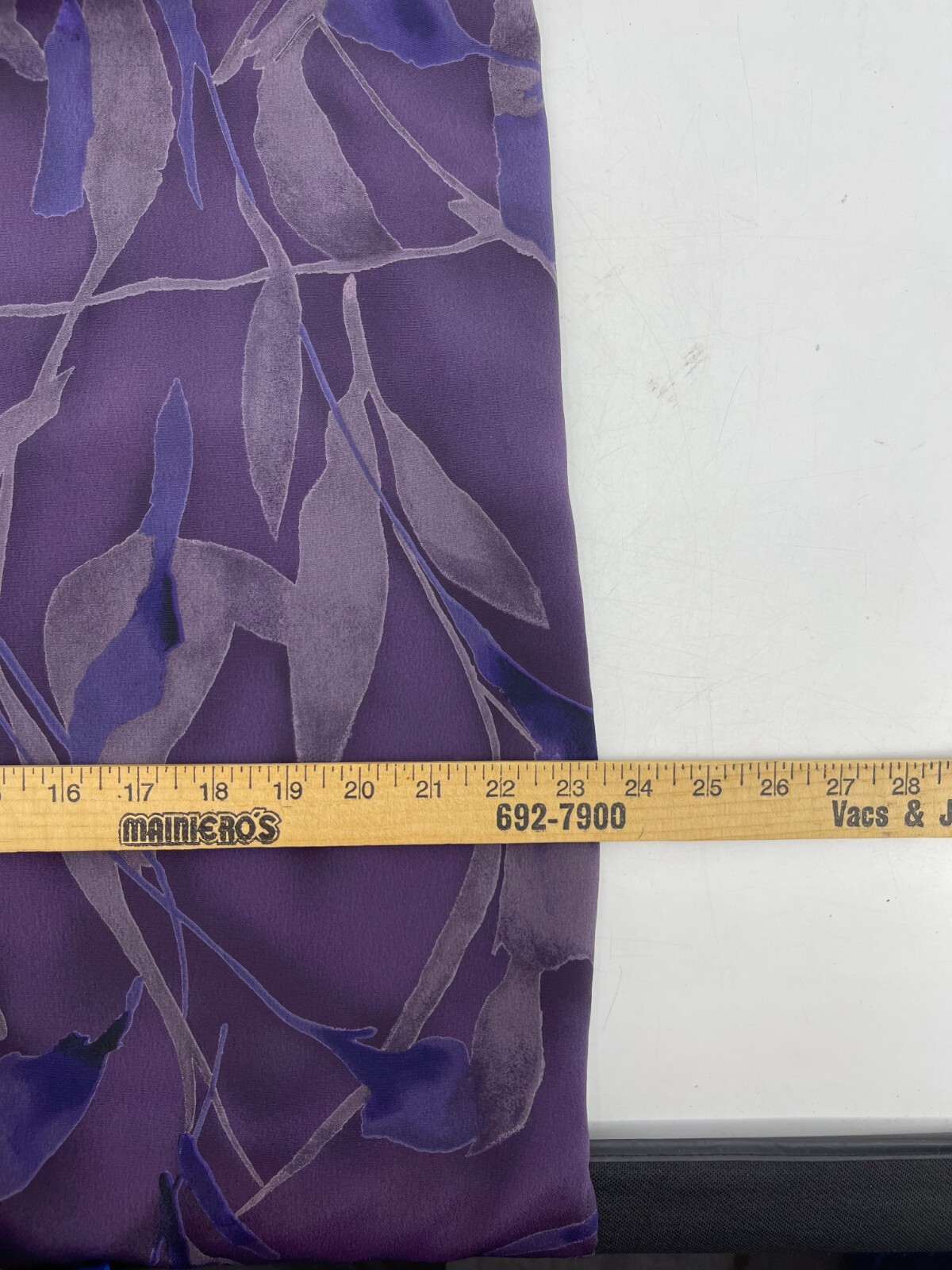 Norton McNaughton Purple Floral Sleeveless Maxi Dress Back Tie Size Large