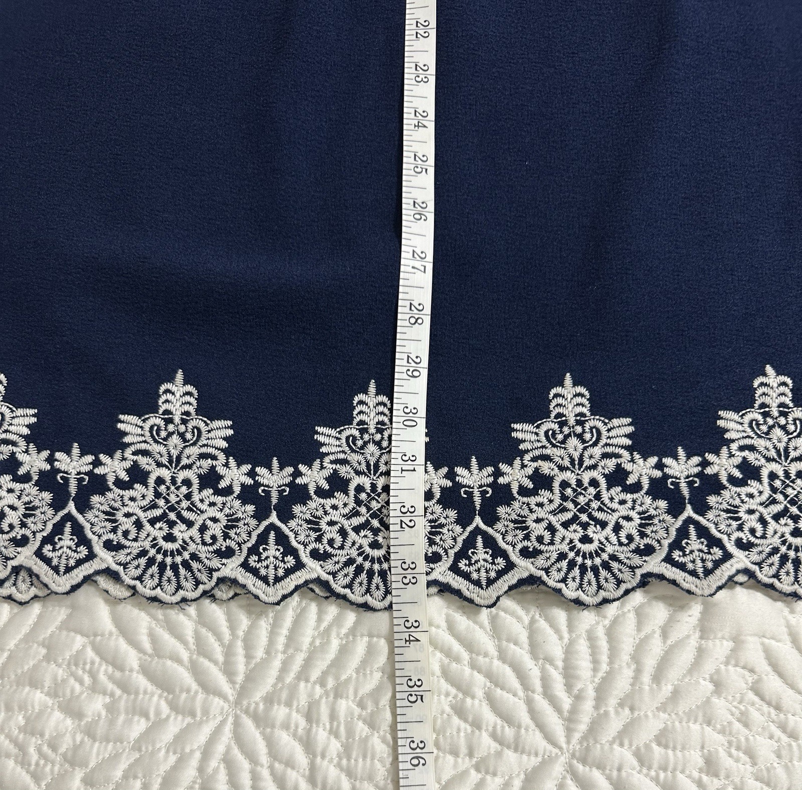 Pim + Larkin Embroidered Shift Sleeveless Dress Women’s Size XS Blue Summer