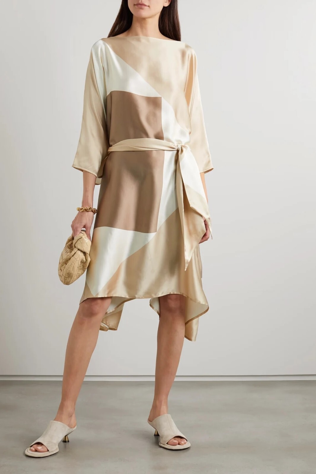 Soft Satin Silk Kaftan, Party Wear, Summer Wear Kaftan, Short Women Kaftan J5709