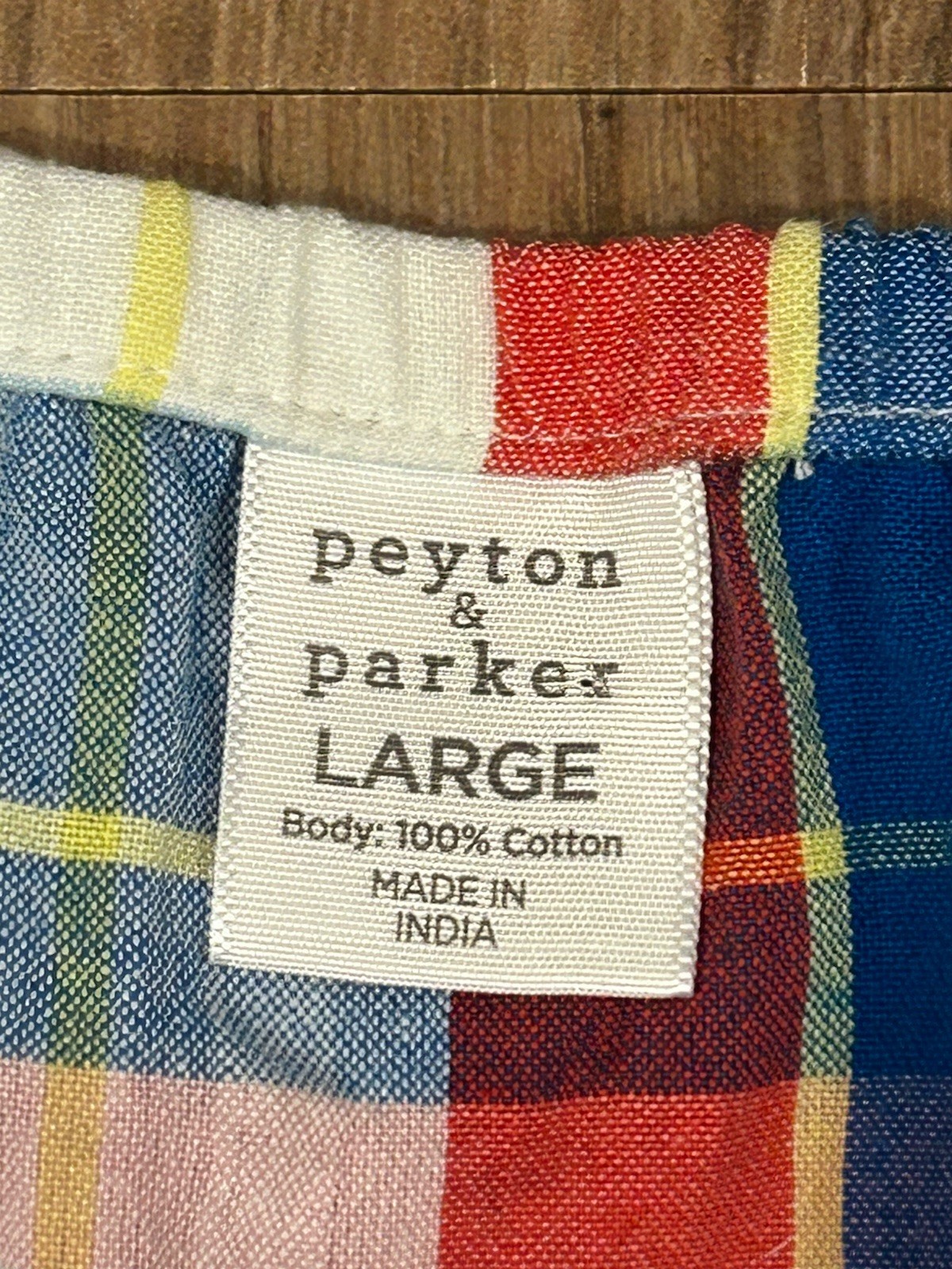 Peyton & Parker RWB Shirred Back 3 Tier Tie Belt Midi Sundress Size L
