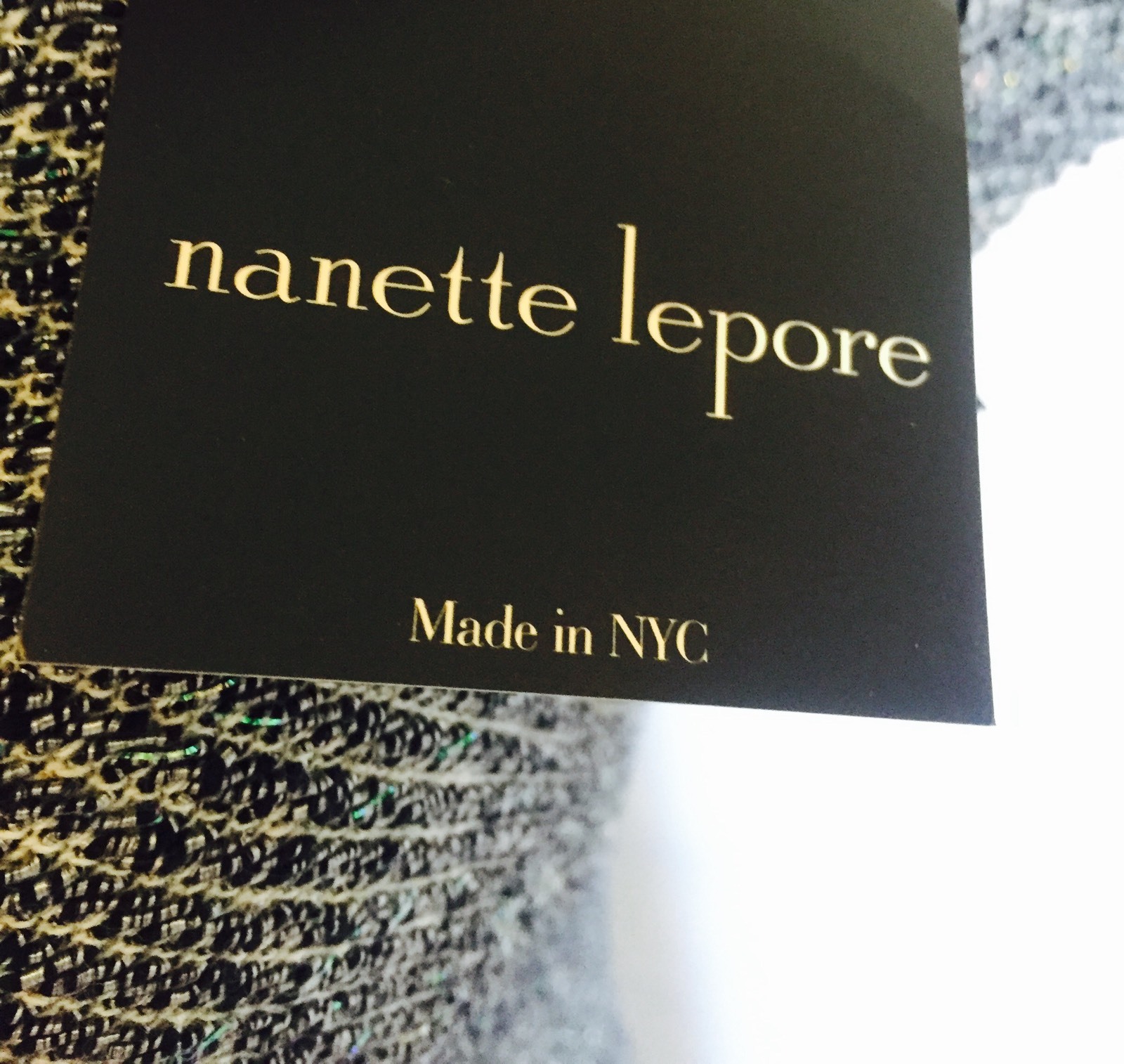 Nanette Lepore Gray Tweed Fitted Dress NWT Size 0 Retail $478 Price $125