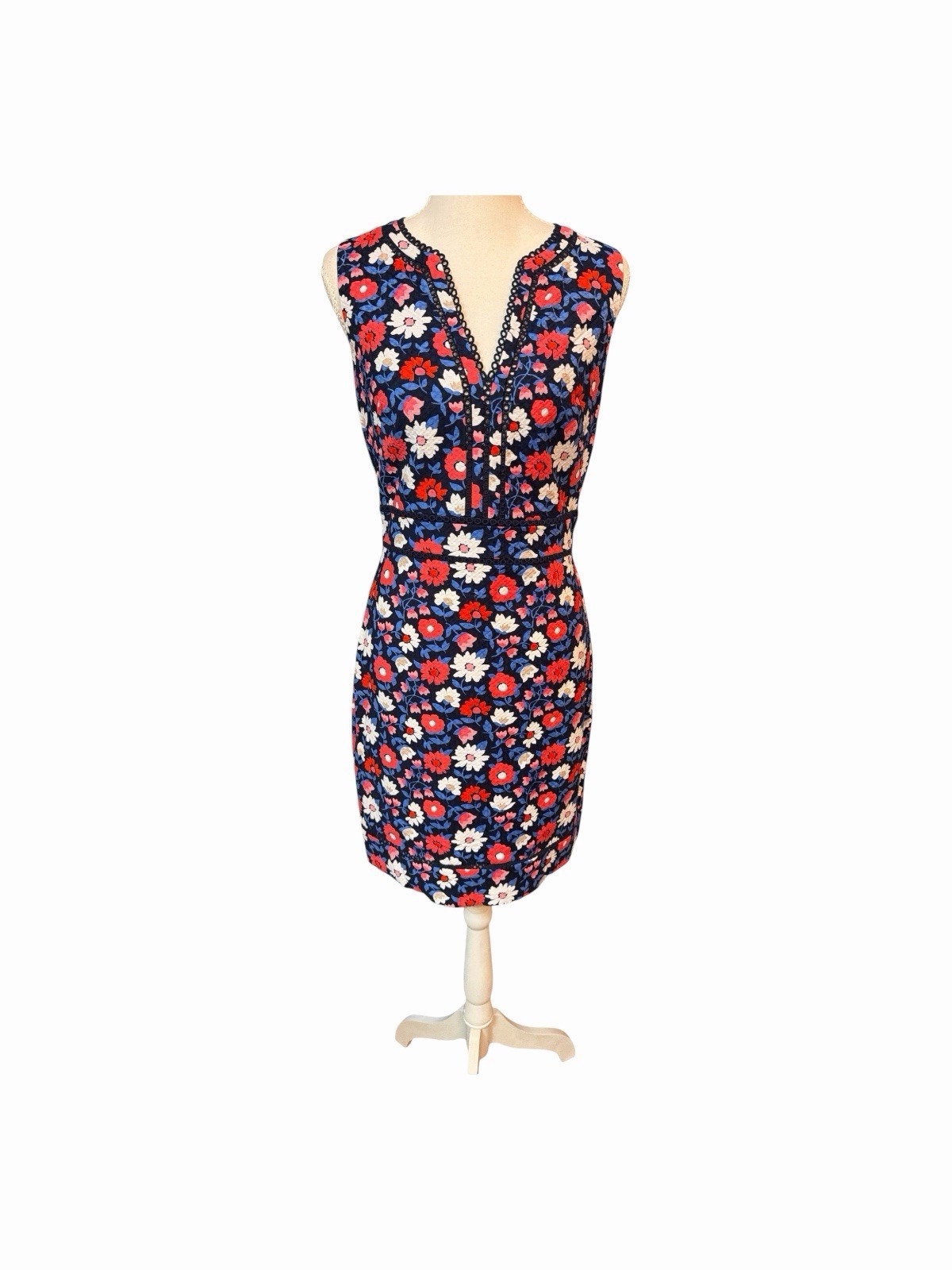 Romantic Floral Sheath Mini Dress Preppy Office Wedding Guest Kate Spade Sz 4