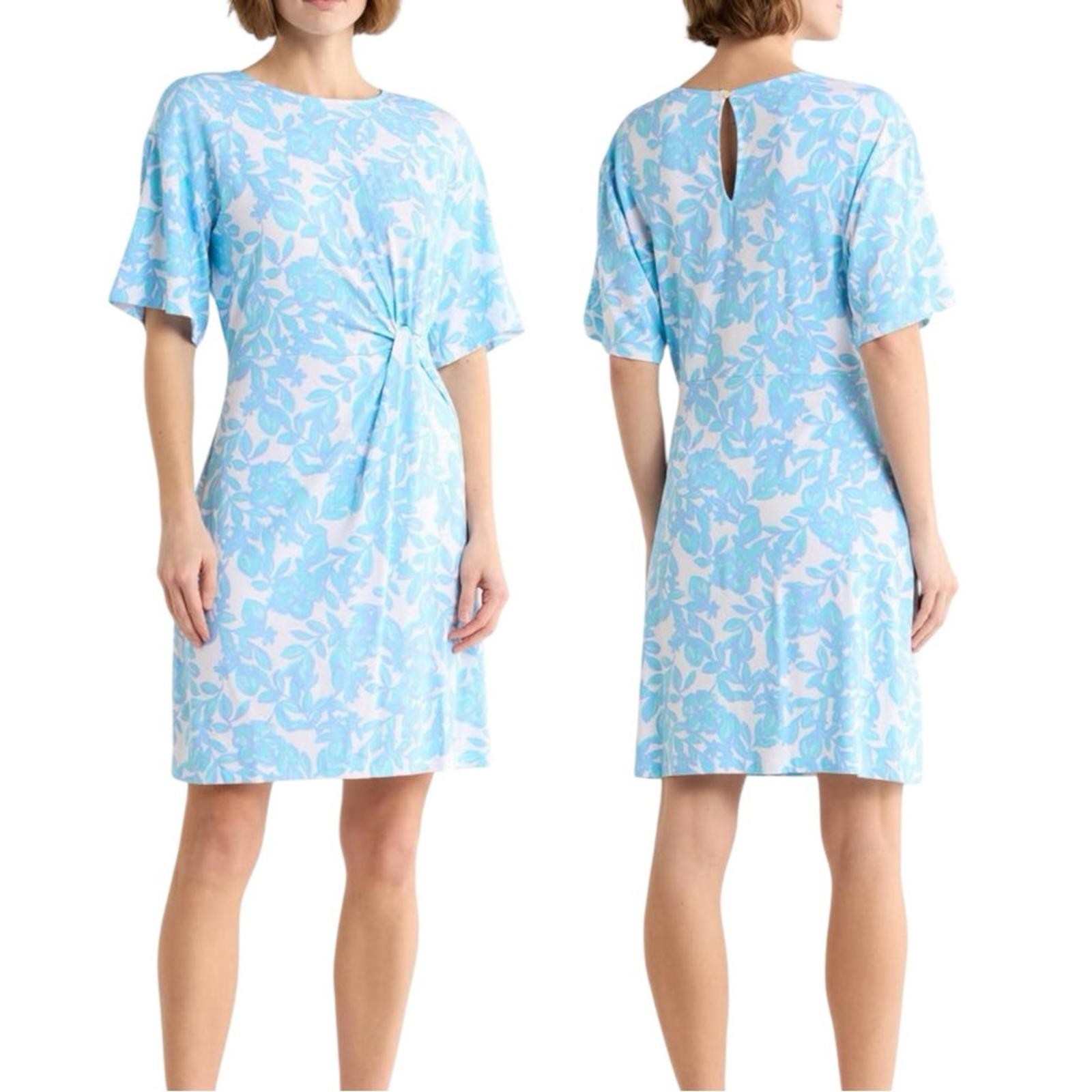NWT Lilly Pulitzer Stretch Jersey Shaw Dress size Small in Jacaranda Blue