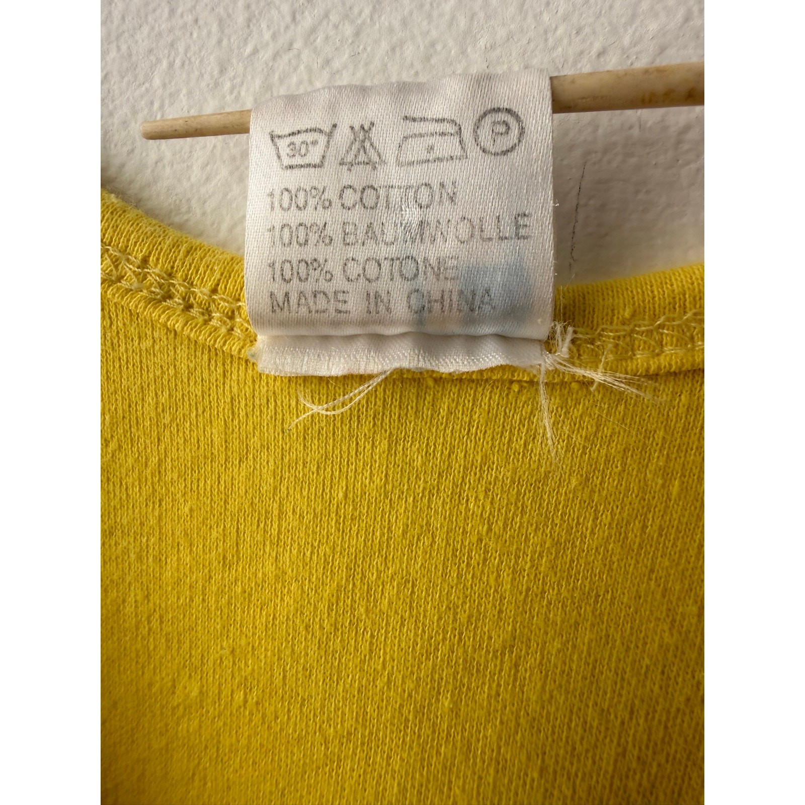 Vtg 90s Embroidered Yellow Oversized Tank Top Shirt Dress Beach Coverup Turtle L