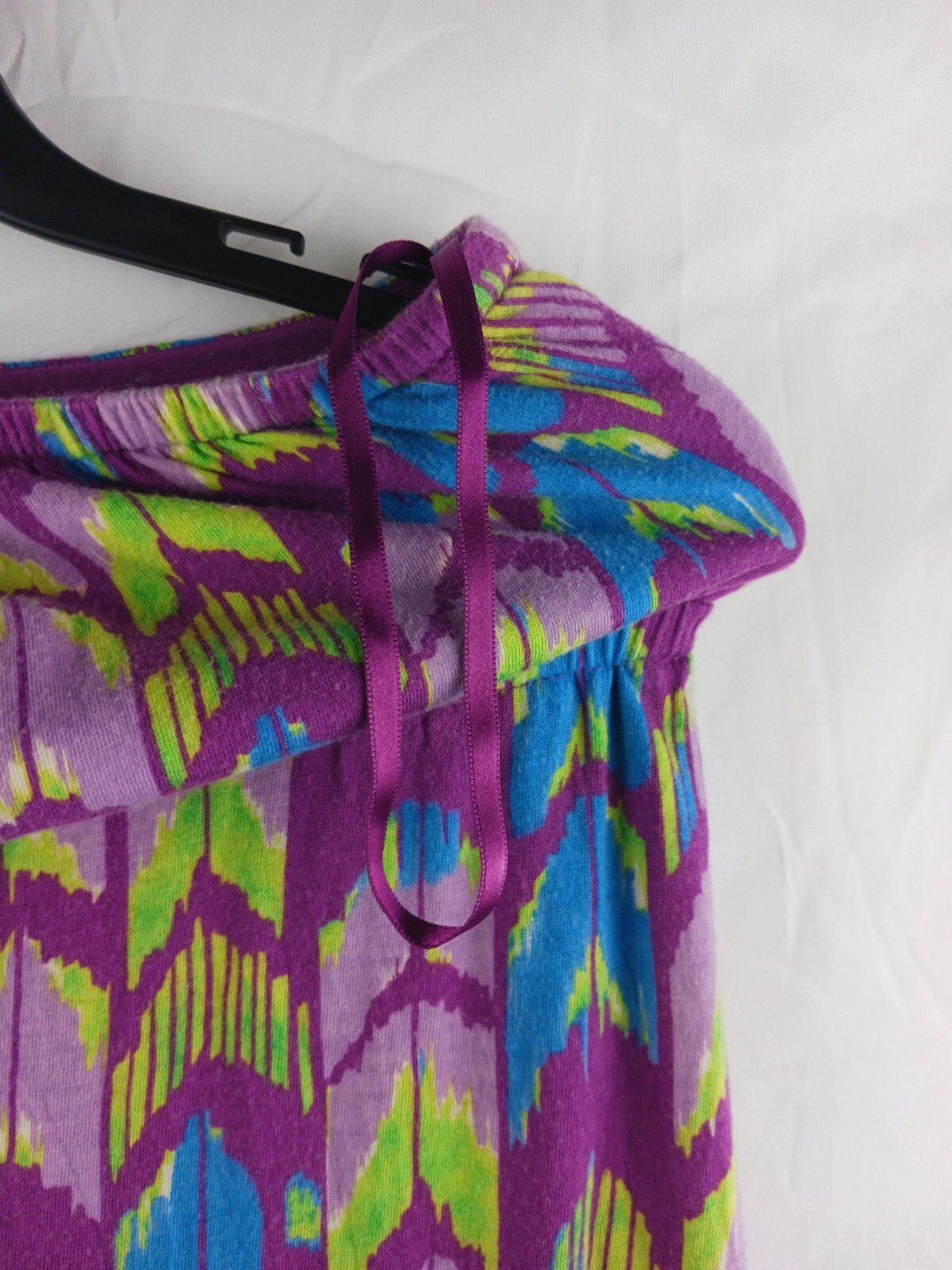 Womens Route 66 Multicolor Spaghetti Strap Dress L