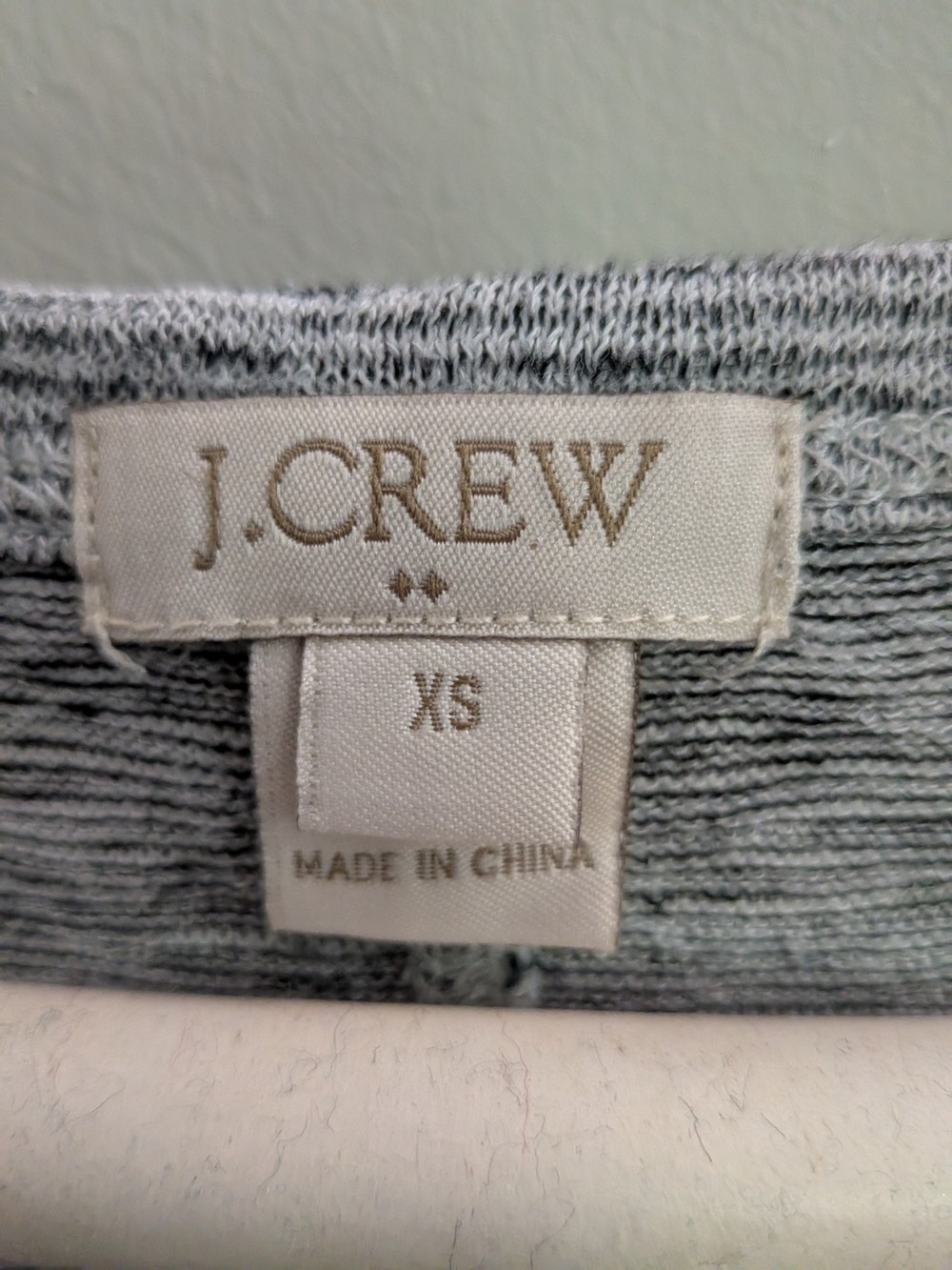 J. Crew XD Heather Gray Knit Shift Tank Dress Luxury Summer Travel Classic EUC