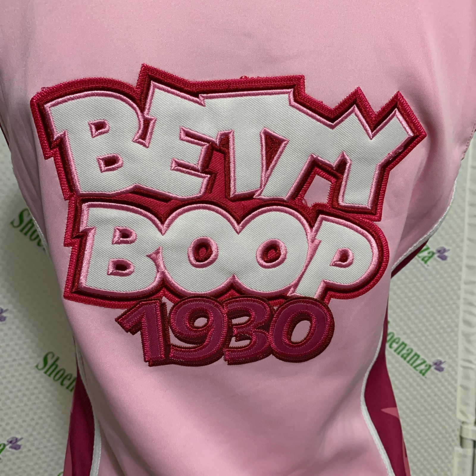 Headgear Classics Basketball Jersey Dress Betty Boop Motorcycle Club Pink L