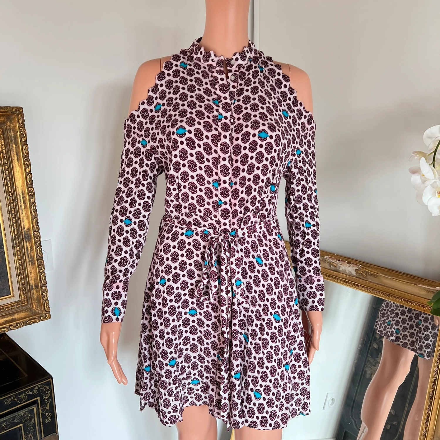 Maje Mini Dress S 36 Mini Dress Mini Robe E18ralinka