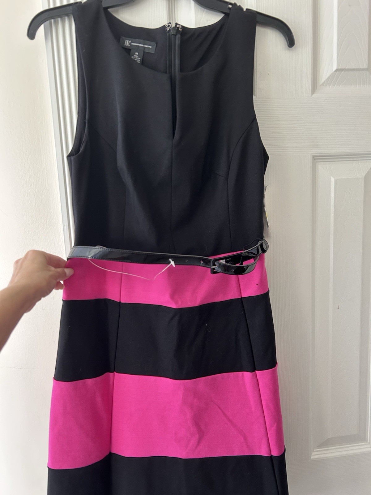 INC black/ Pink Dress Size Medium NWT from Macys
