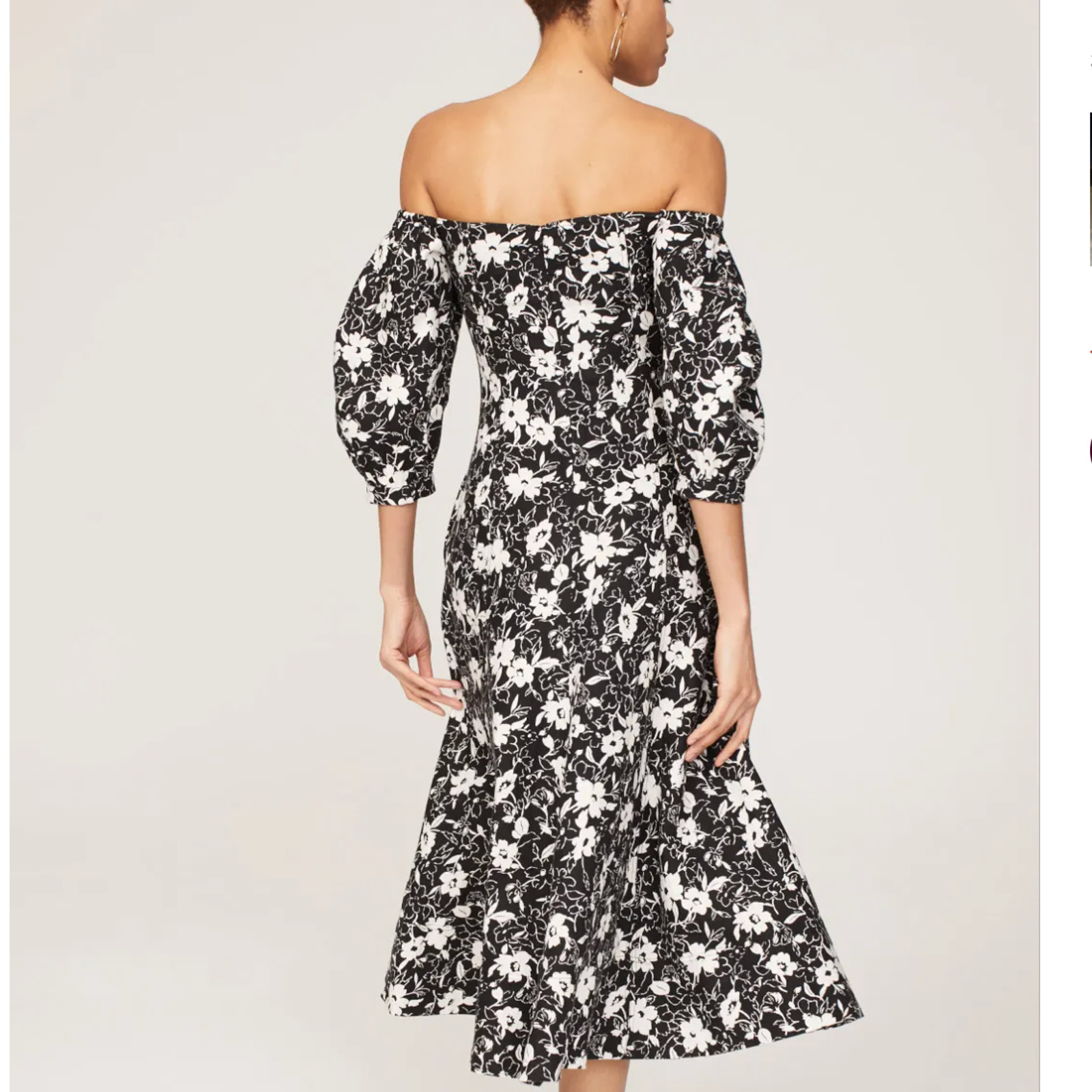 Ralph Lauren Black Floral Corset Midi Dress SIZE 8 Vacation Linen Designer $600