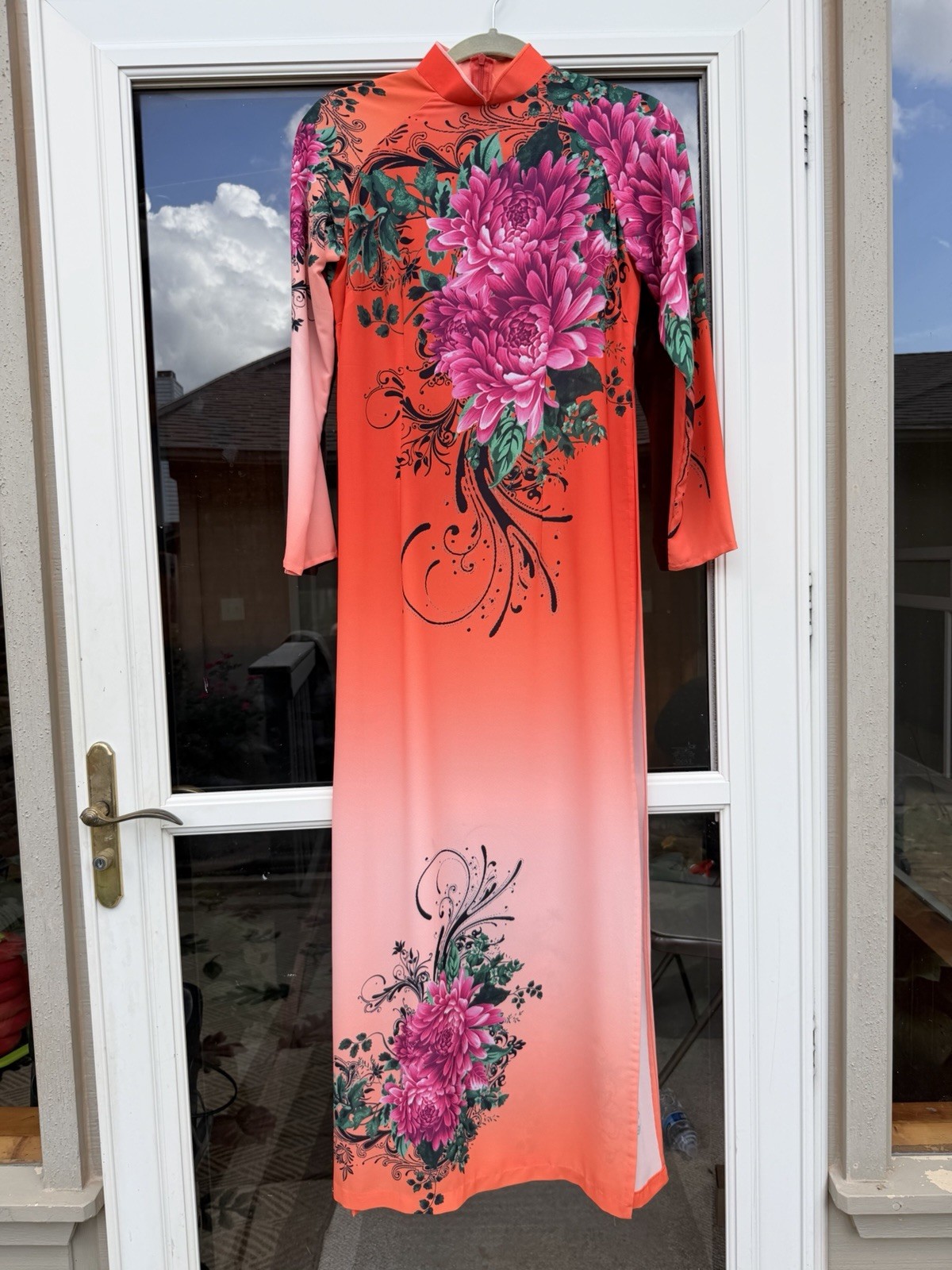 Custom Handmade Traditional Vietnamese Ao Dai Read Description for Measurement