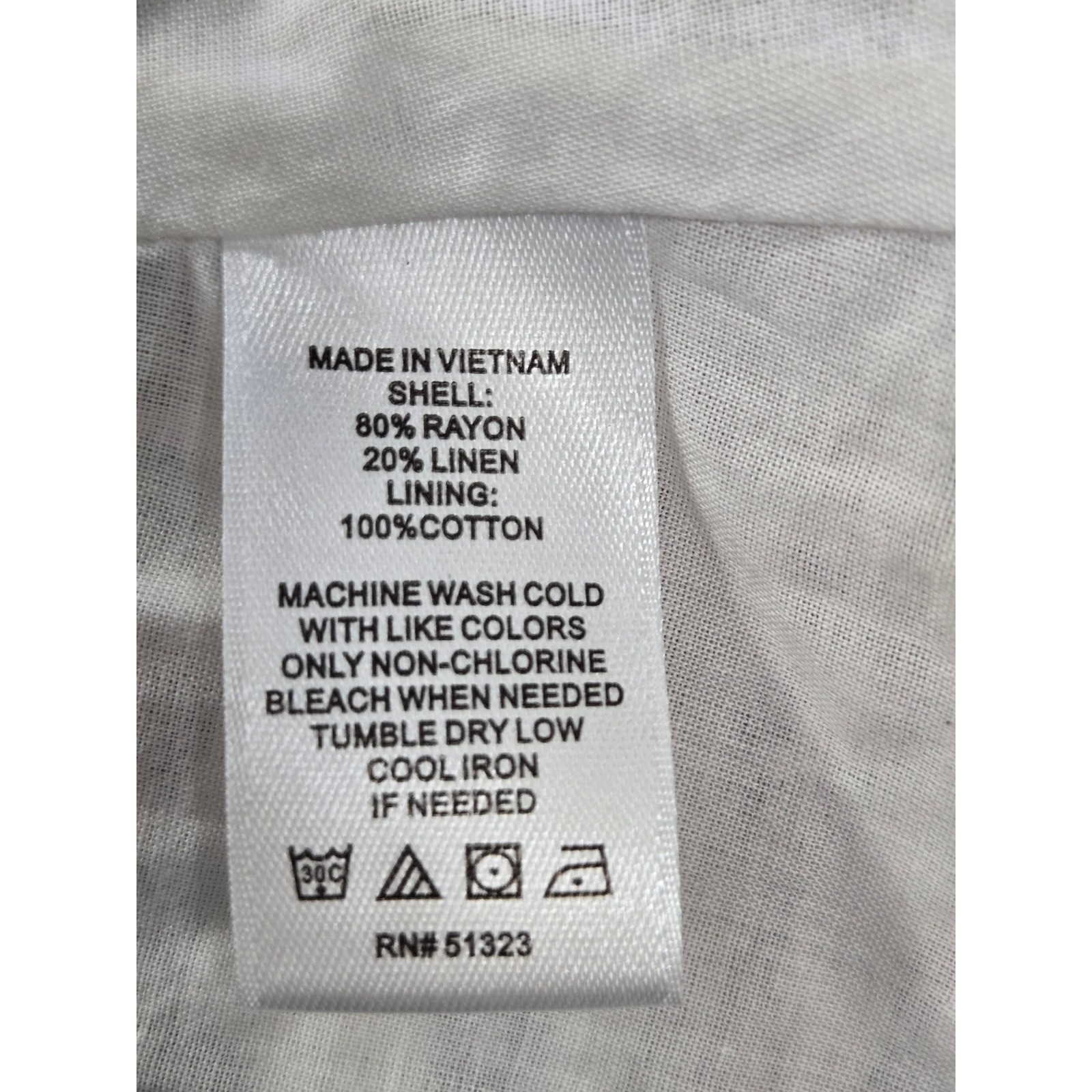 1 STATE Rayon Linen XL Geometric Floral Button Down Open Back Maxi Dress Cream