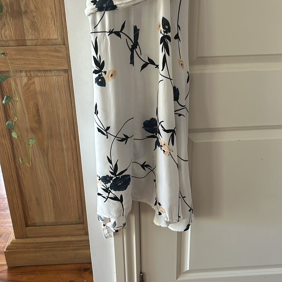 GANNI DALTON CREPE VANILIA KIMONO WRAP DRESS LADIES sz 38