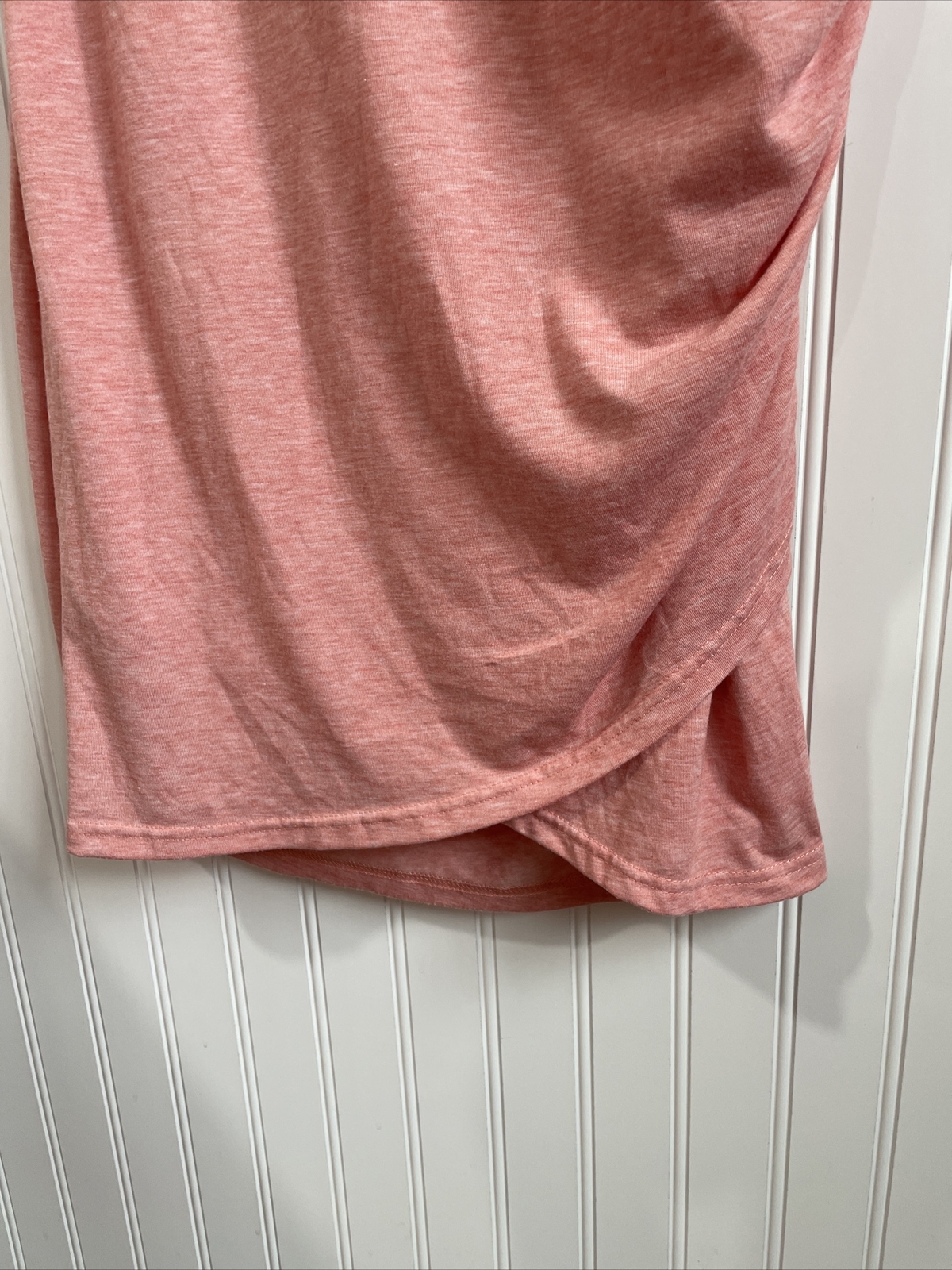 Womens Unbranded Medium Heathered Peachy Pink Tank Top Dress Lined