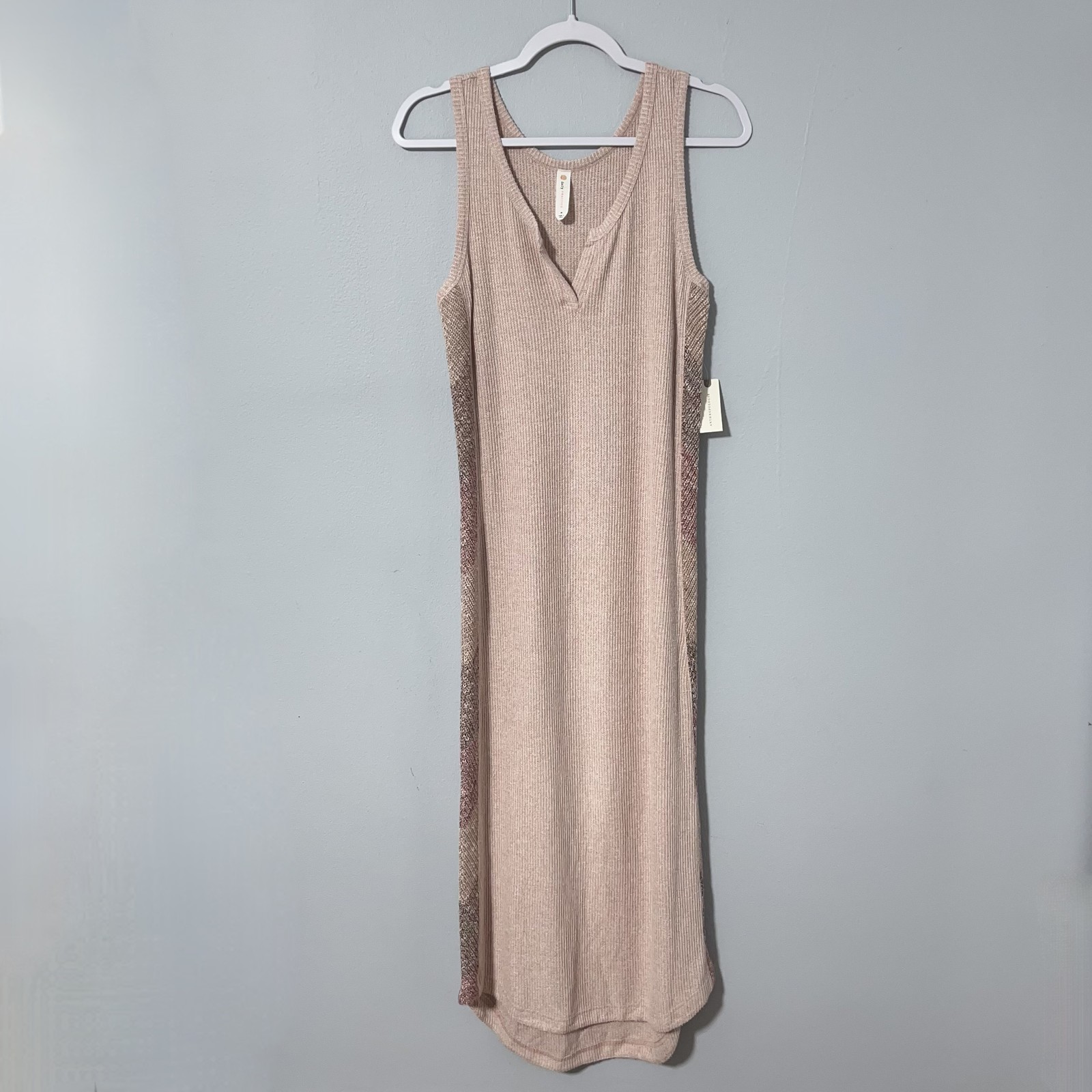 Daily Practice Anthropologie Dress Women Medium Knit Sleeveless Tank Midi New