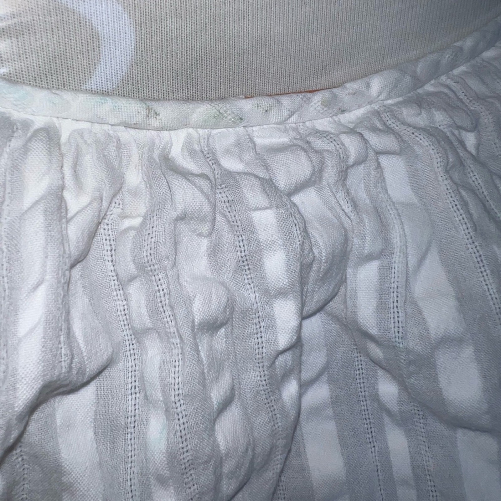 Tory Burch – White Ruffled Neckline Cotton Maxi Sundress Size 2