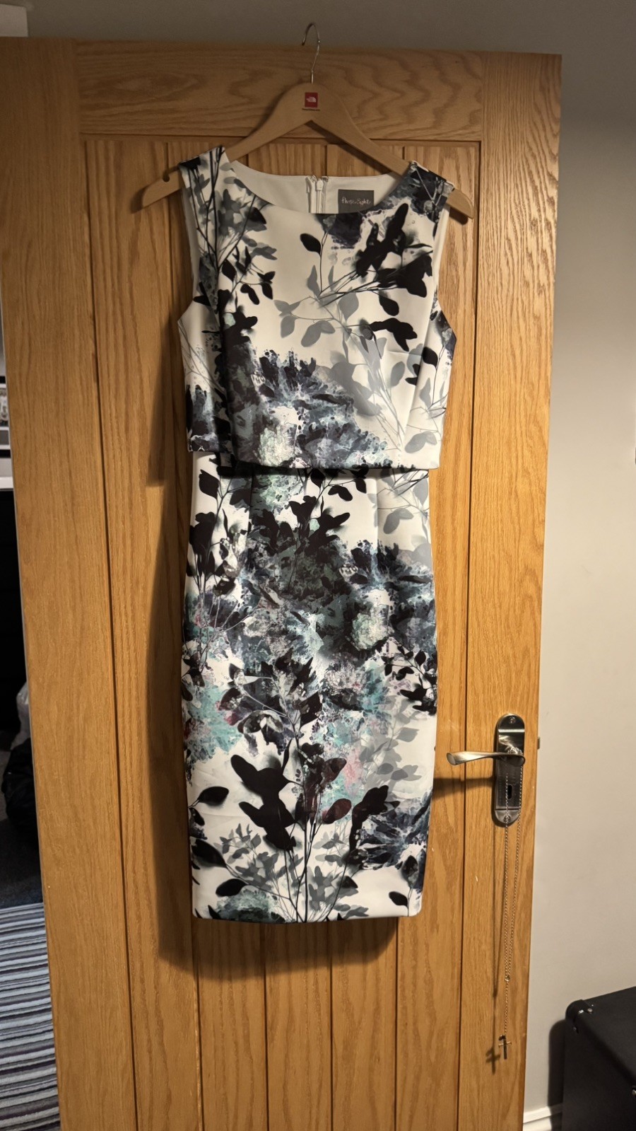 Phase Eight Zinnia Floral Layered Scuba Dress – Size 10