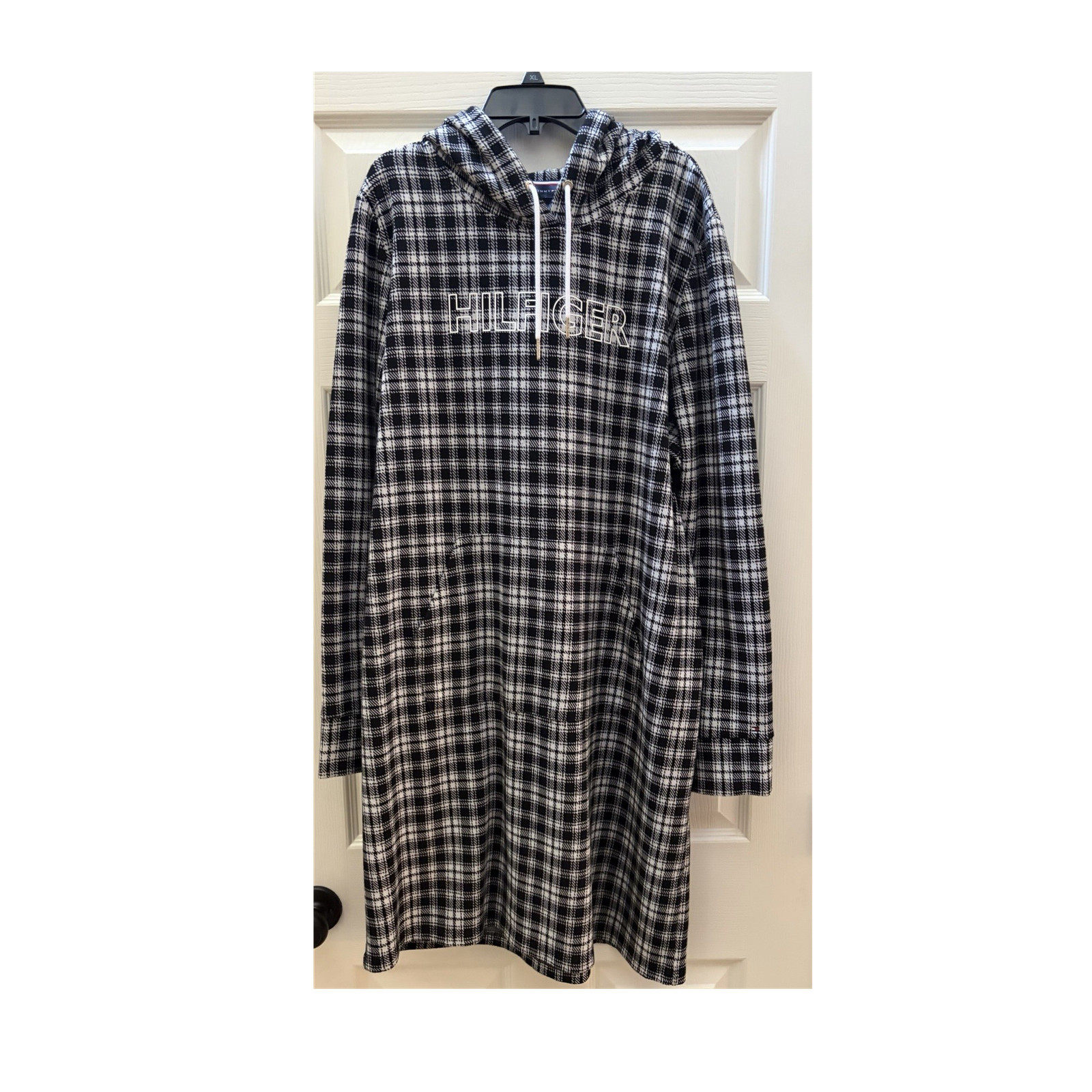 Tommy Hilfiger Plaid Hoodie Dress